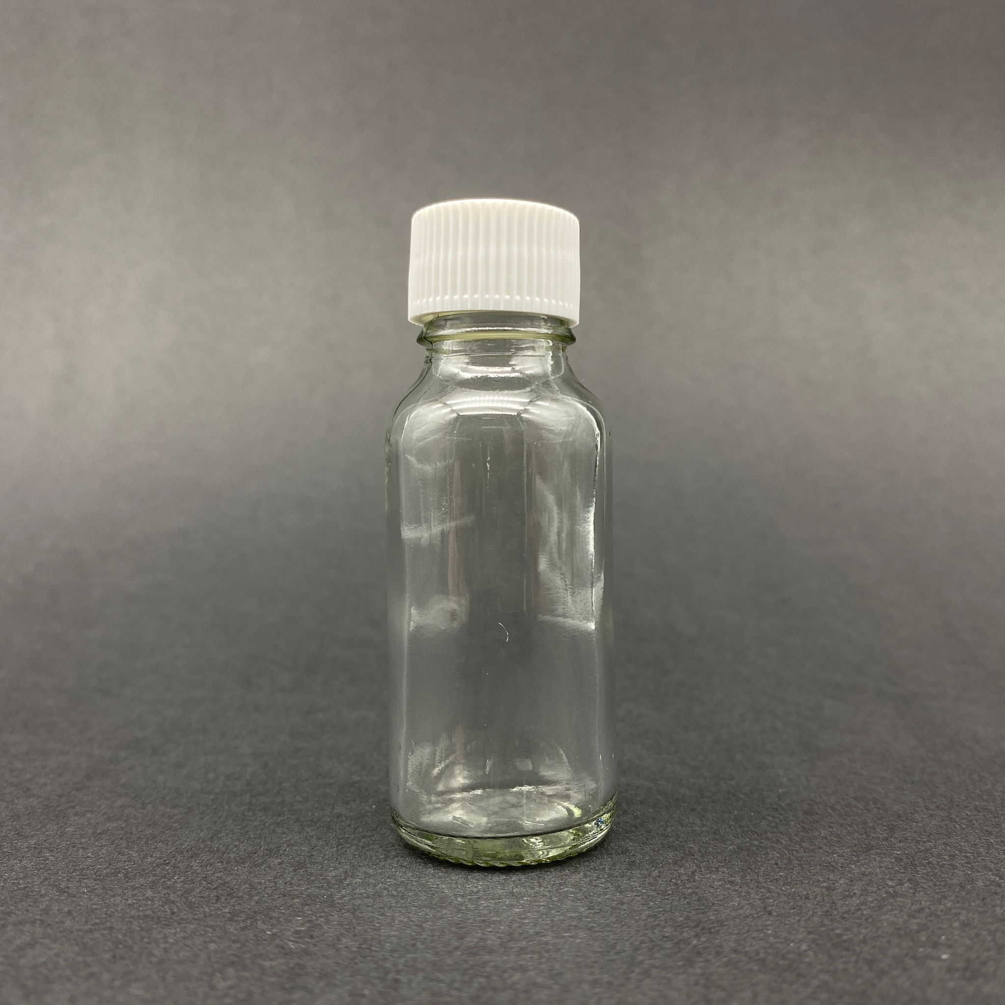 20 Cc Cam Şişe - Beyaz Kapaklı - 20 Ml Standart Cam Şişe