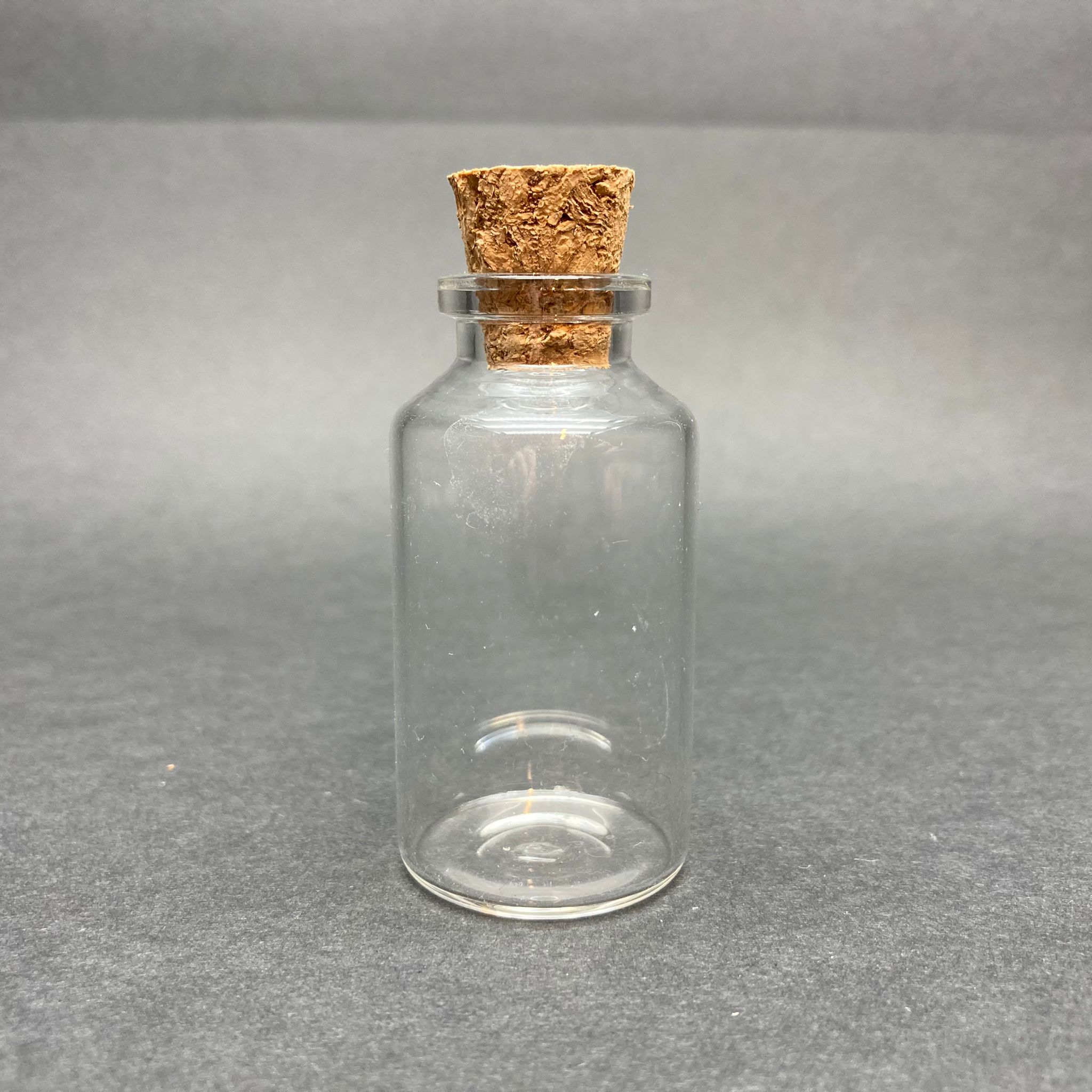 20 Cc Cam Şişe Şeffaf - Mantar Tıpalı - 20 Ml Çekme Cam - Üfleme Cam - İnce - Tombul Cam Penisilin Şişe