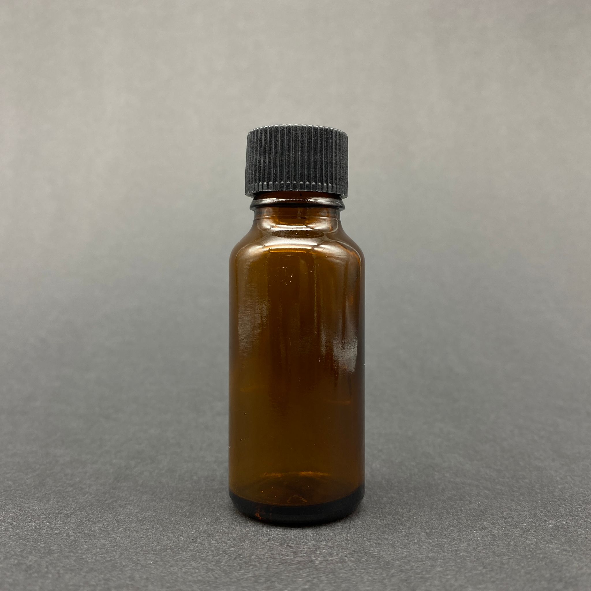 20 Cc Kahverengi Cam Şişe - Siyah Kapaklı - 20 Ml Amber Standart Cam Şişe
