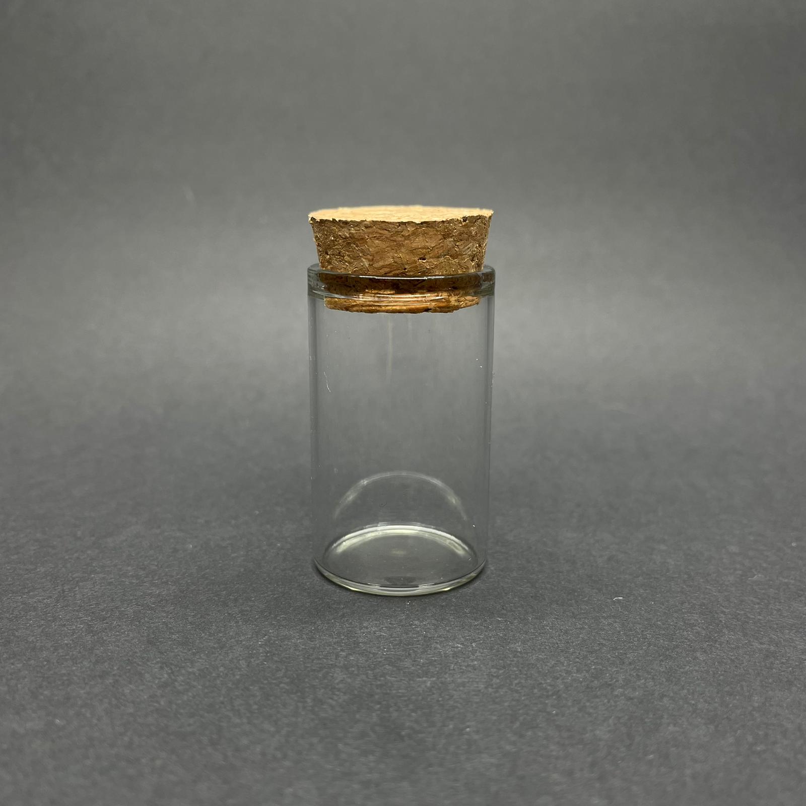 20 Cc Mantar Tıpalı Cam Şişe - 20 Ml Geniş Ağızlı Mantar Tıpalı Cam Şişe 30X50Mm