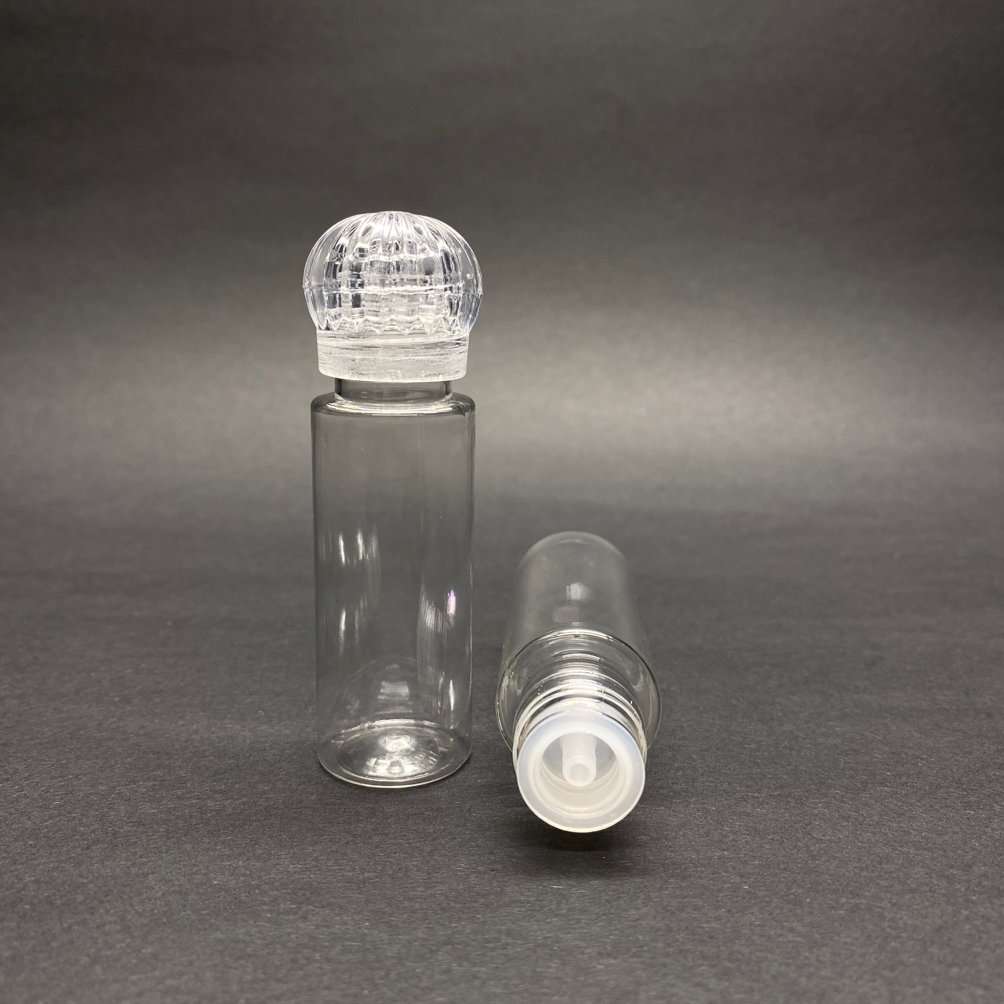 20 Cc Şeffaf Pet Şişe - Kristal Kapaklı Tıpalı Kolonya Şişesi  - 20 Ml Pet Şişe