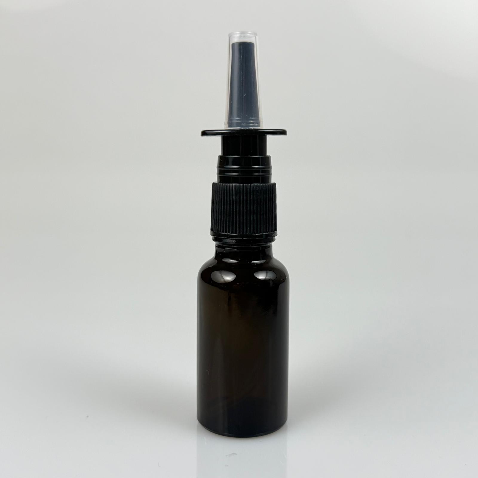 20 Ml Burun Sprey Şişe - Cam Koyu Amber