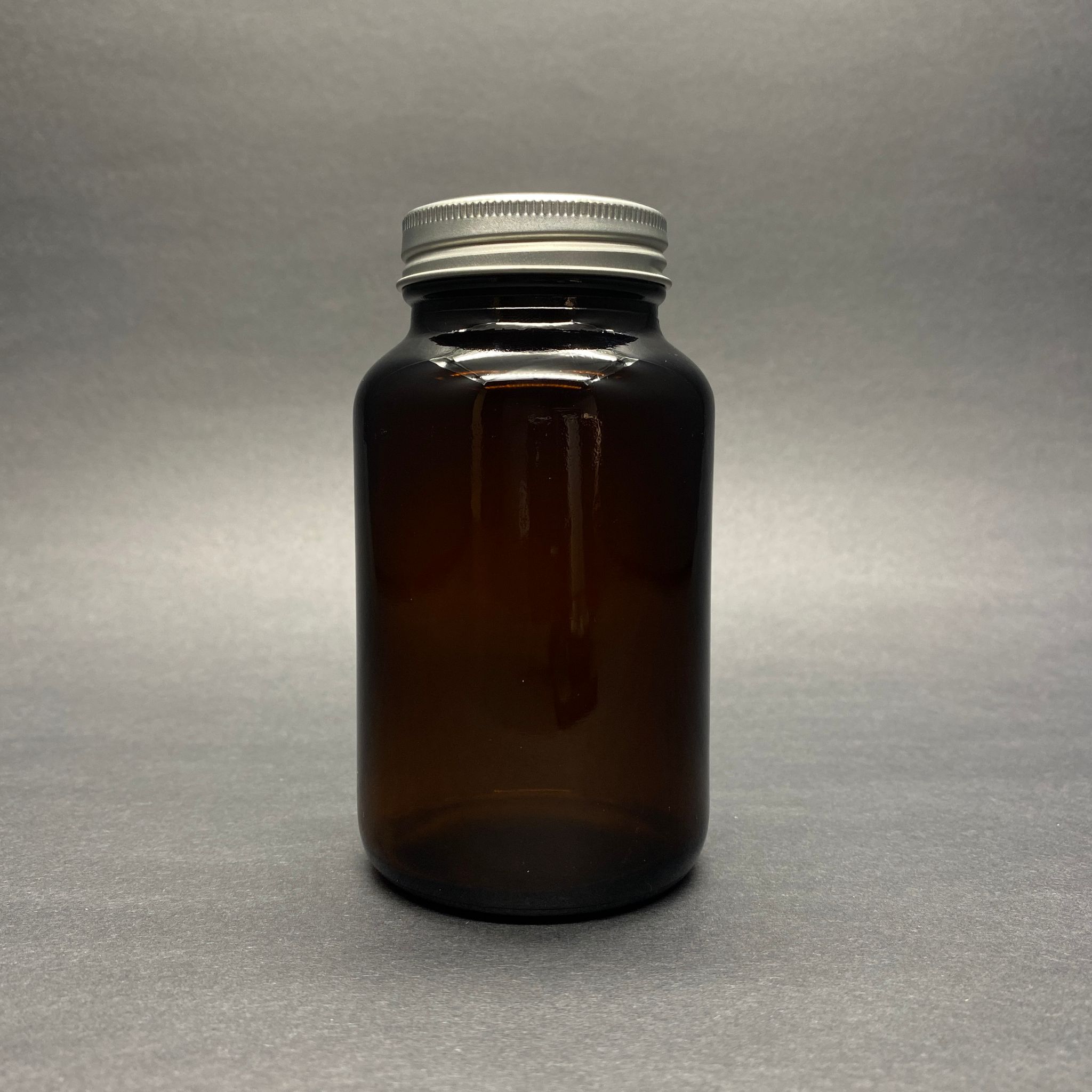 200 Cc Amber Cam Tablet Şişesi - Gümüş Contalı Kapaklı İthal 200 Ml Tablet Şişesi