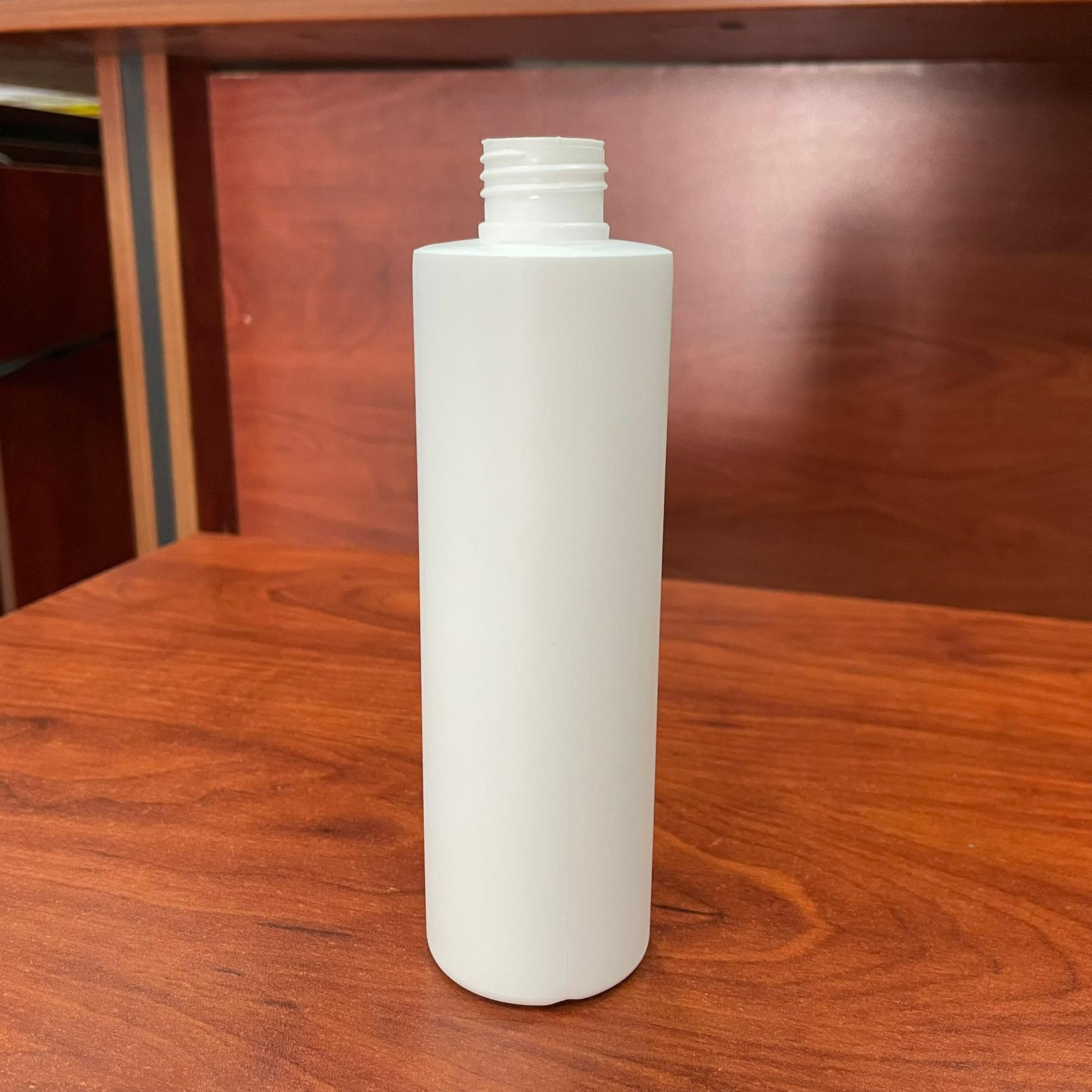 200 Cc Beyaz Silindir Model Mat Sert Polietilen Şişe Kapaksız (24 Ağız) - 200 Ml Beyaz Polietilen Şişe