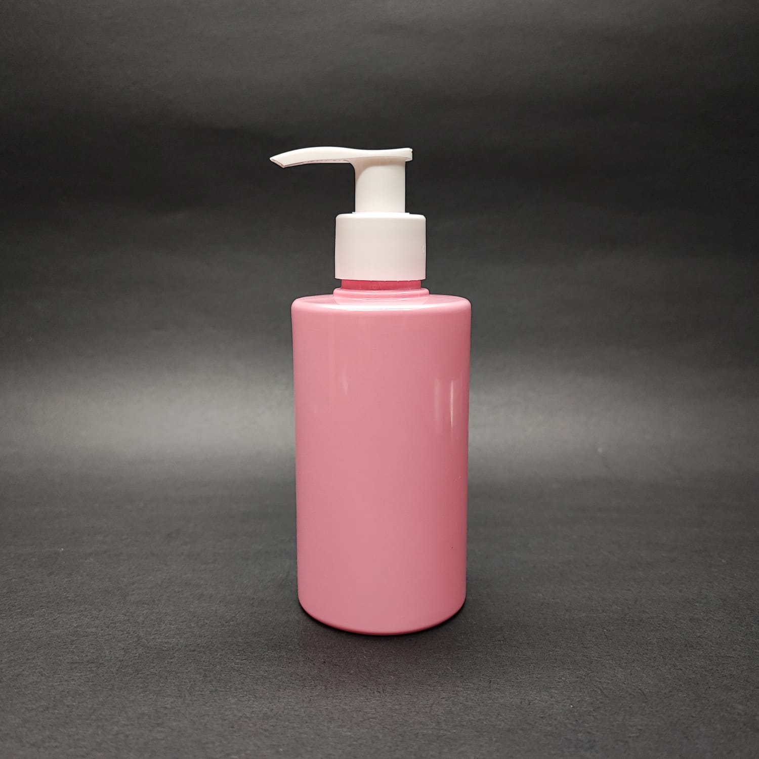 200 Cc Küt Boyunlu Silindir Pet Şişe (24 Gr) - Beyaz Sıvı Sabun Pompalı - 200 Ml Plastik Şişe - Pembe