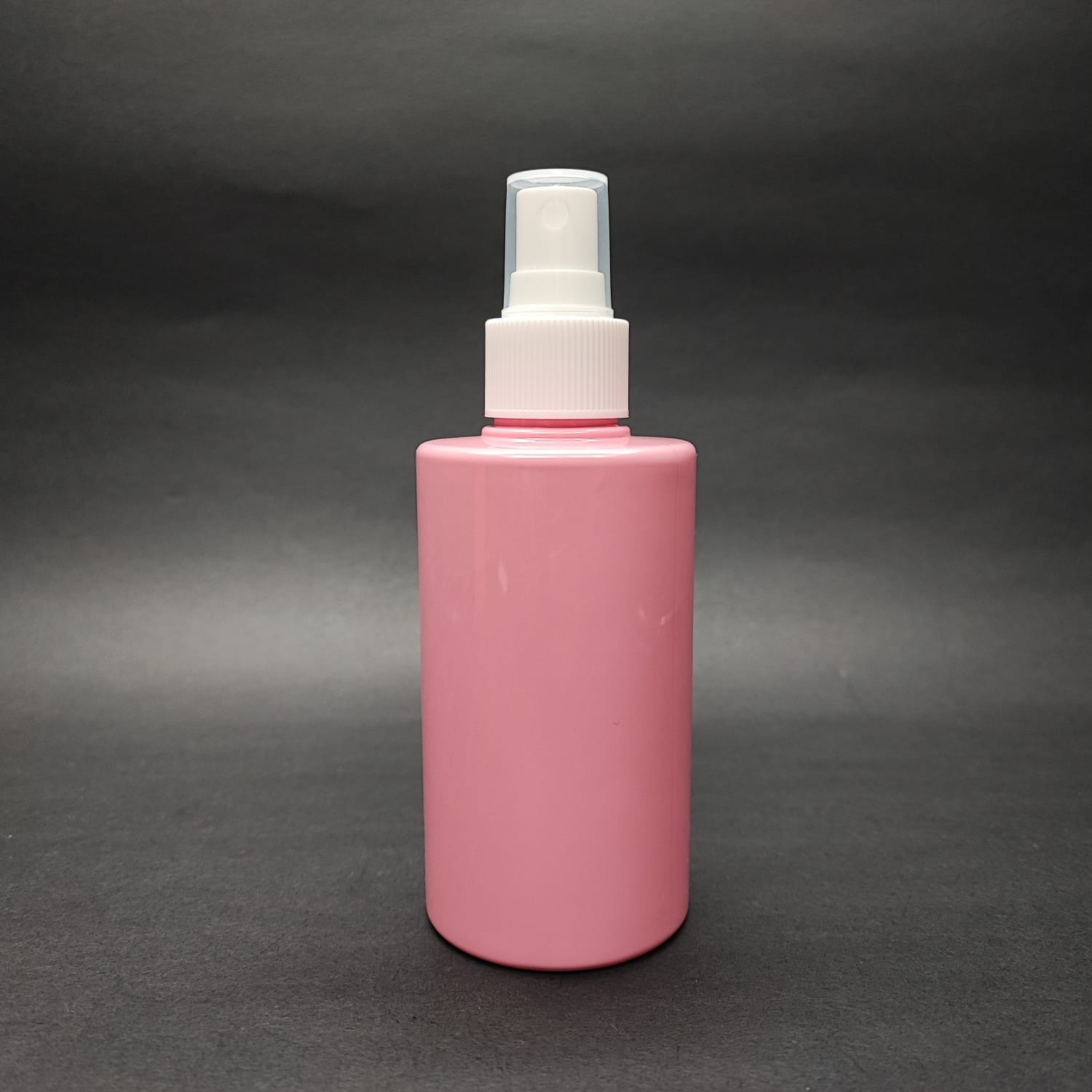 200 Cc Küt Boyunlu Silindir Pet Şişe (24 Gr) - Beyaz Spreyli - 200 Ml Plastik Şişe - Pembe