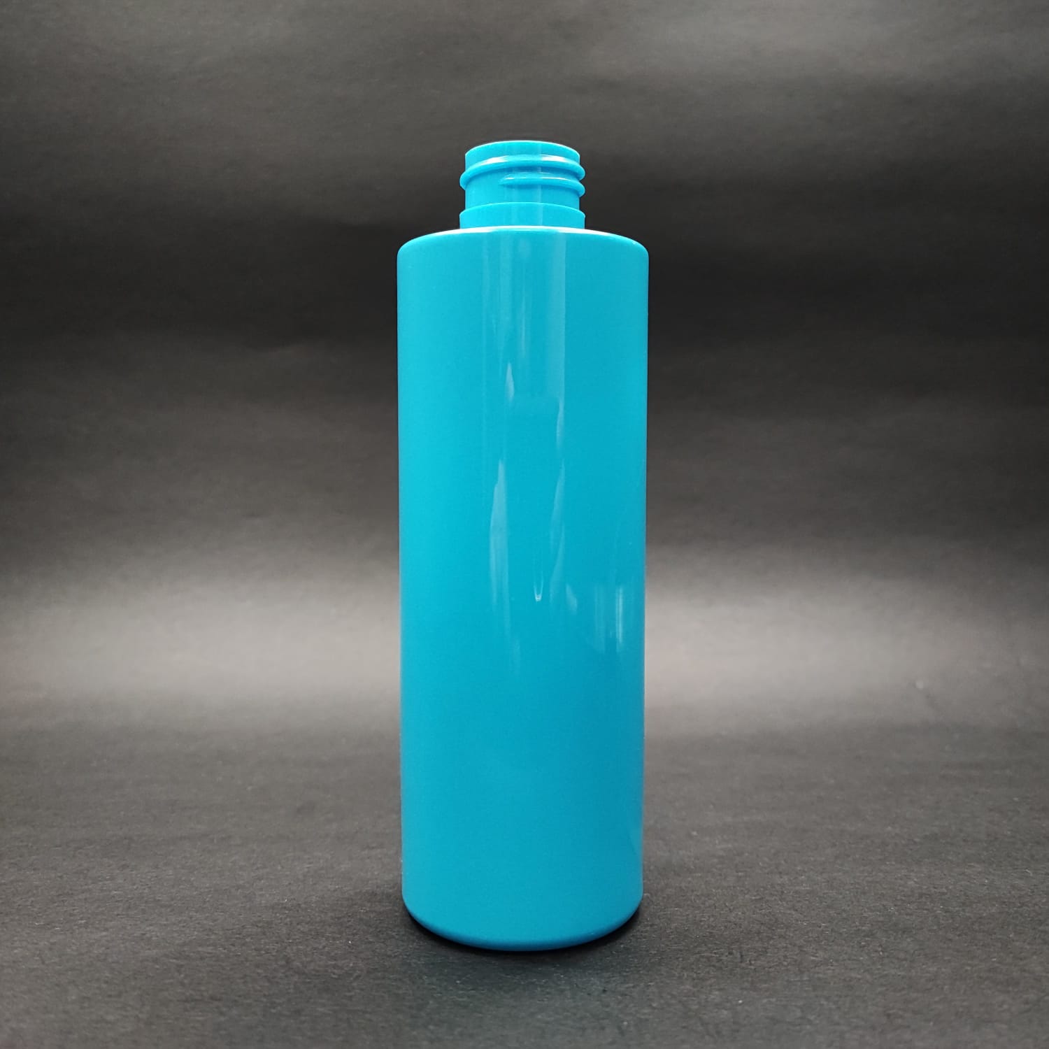 200 Cc Küt Boyunlu Uzun Silindir Pet Şişe (24 Gr) - Kapaksız 24 Ağız - 200 Ml Plastik Şişe - Mavi