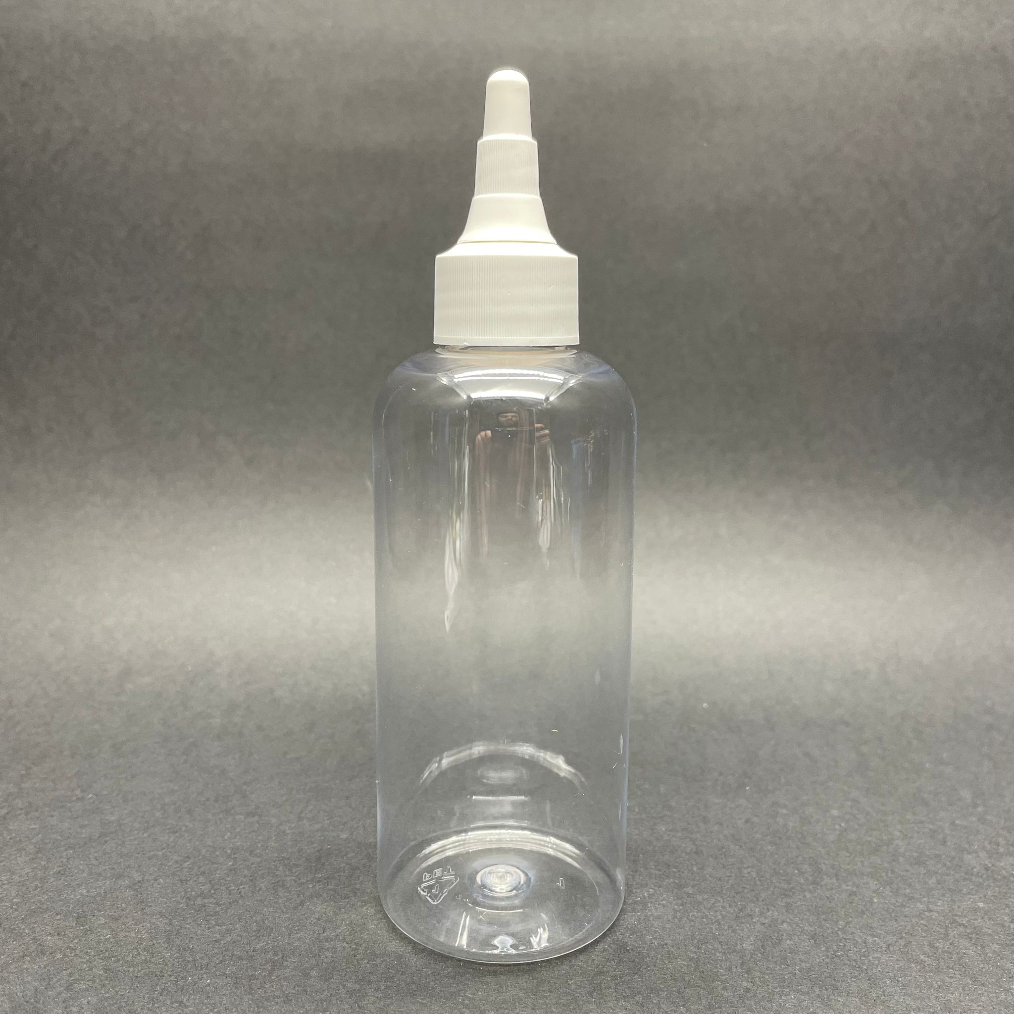 200 Cc Pet Şişe - Beyaz Asansör Akıtıcı Kapaklı - 200 Ml Plastik Akıtıcılı Şişe