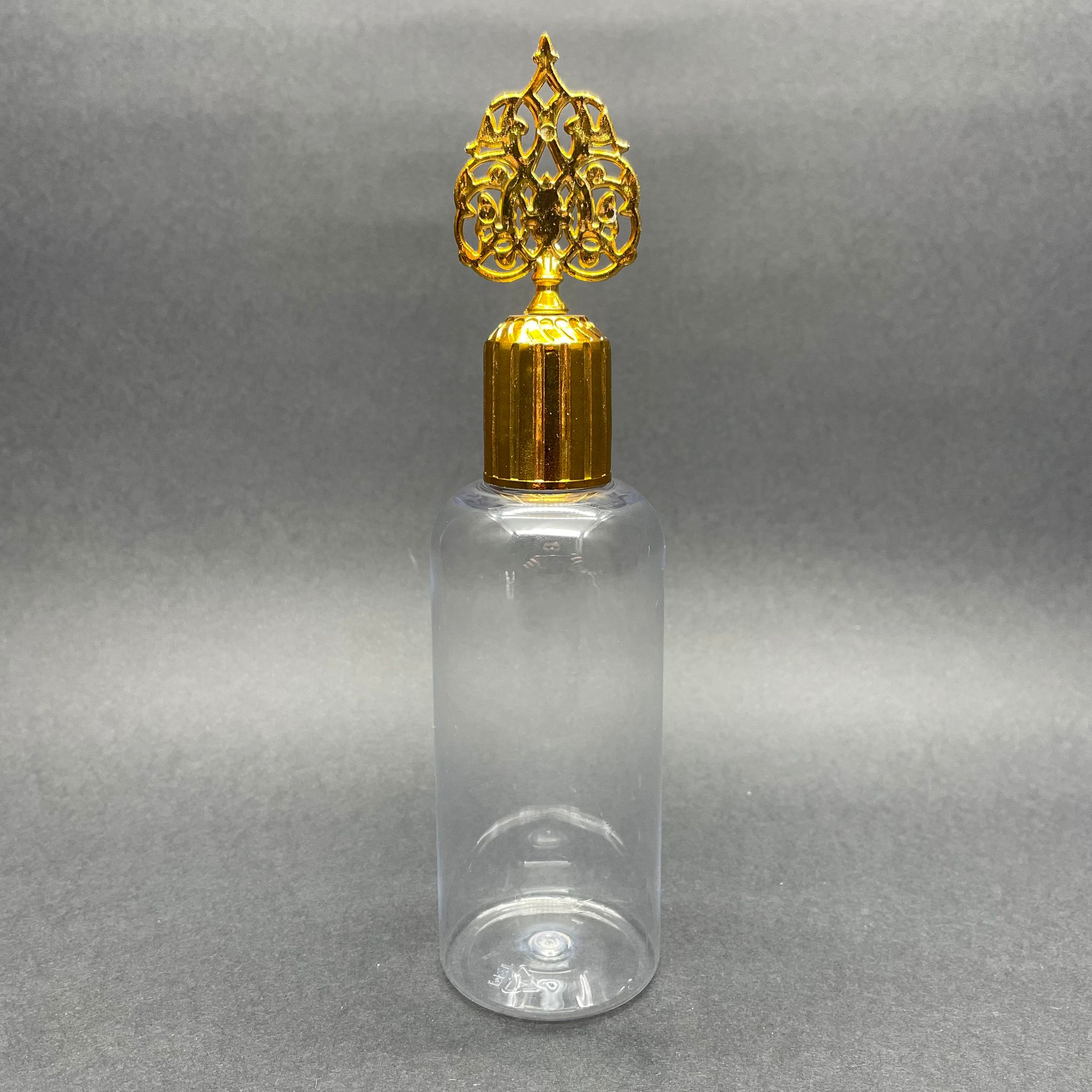 200 Cc Pet Şişe - Gold Osmanlı Kapaklı - Kolonya Tıpalı - 200 Ml Plastik Kolonya Şişesi