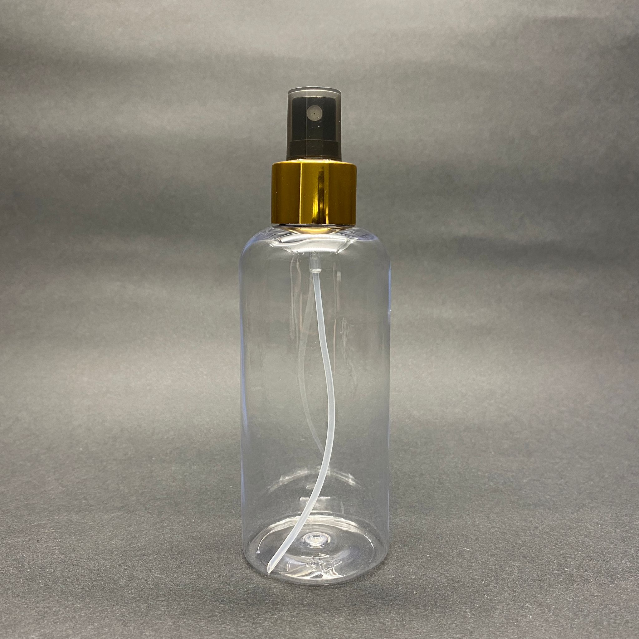 200 Cc Pet Şişe - Gold Spreyli - 200 Ml Spreyli Plastik Şişe