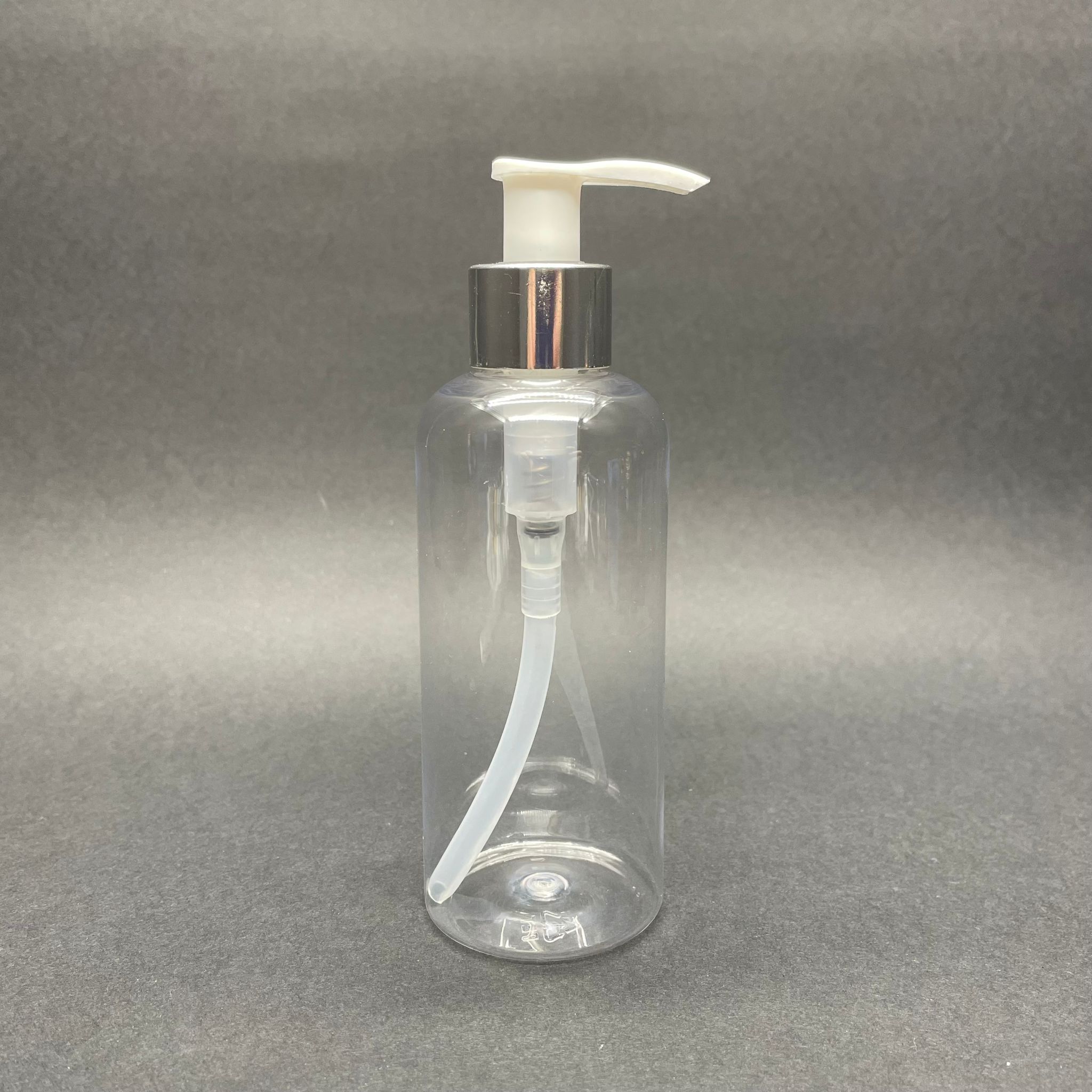 200 Cc Pet Şişe - Gümüş Pompalı - 200 Ml Pompalı Plastik Şişe