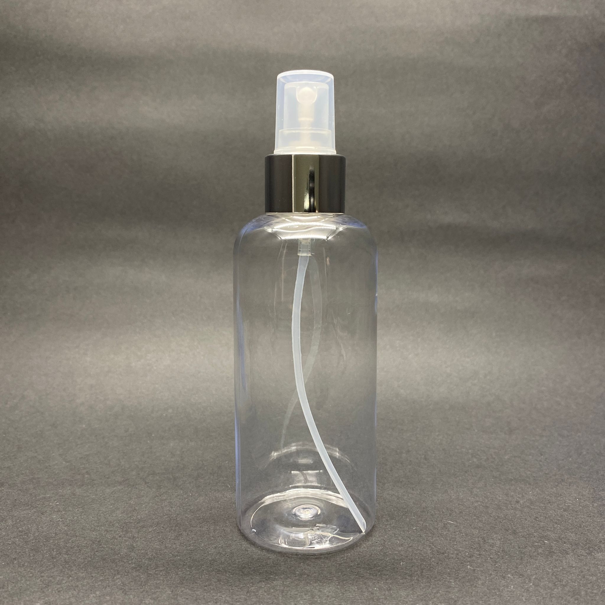 200 Cc Pet Şişe - Gümüş Spreyli - 200 Ml Spreyli Plastik Şişe