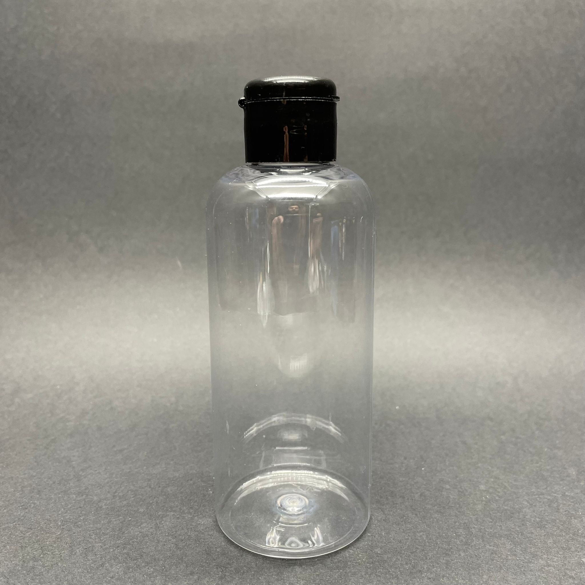 200 Cc Pet Şişe - Siyah Fliptop Akıtıcı Kapaklı - 200 Ml Akıtıcılı Plastik Şişe