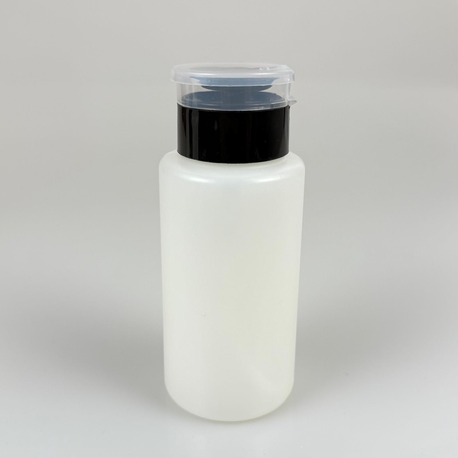 200 Ml Aseton Şişesi - Basmalı Aseton Pompalı 200 Cc Yarı Saydam Polietilen Şişe