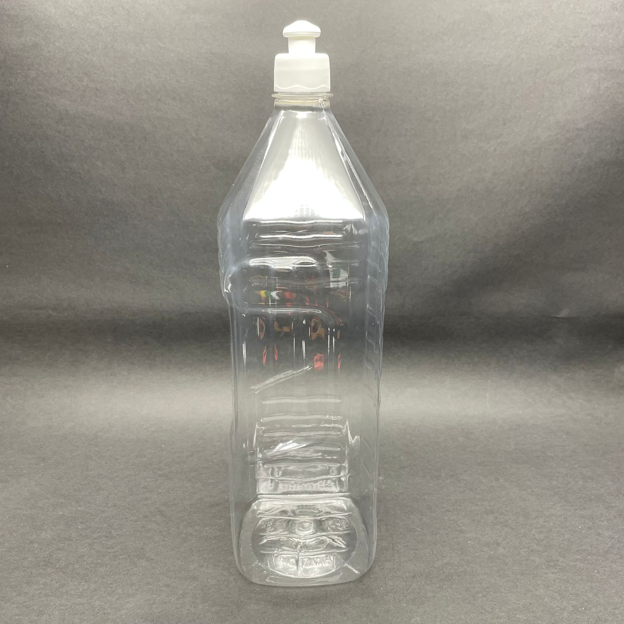 2000 Cc Köşeli Pet Şişe - Beyaz Akıtıcılı Push-Pull Kapaklı - 2 Litre Boş Pet Şişe - Açılır Kapanır Kapaklı - Nar Ekşisi, Sirke, Limon Vs İçin Boş Pet Şişe