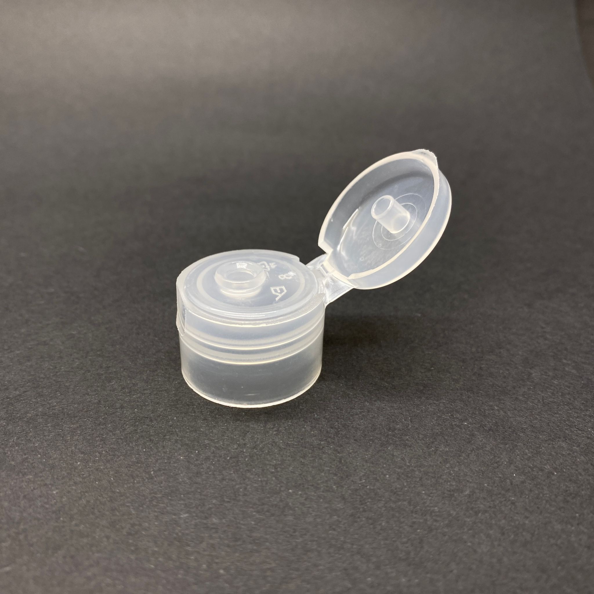 24 Mm Fliptop Kapak Şeffaf - Çıtçıt Kapak - Açılır Kapanır Kapak
