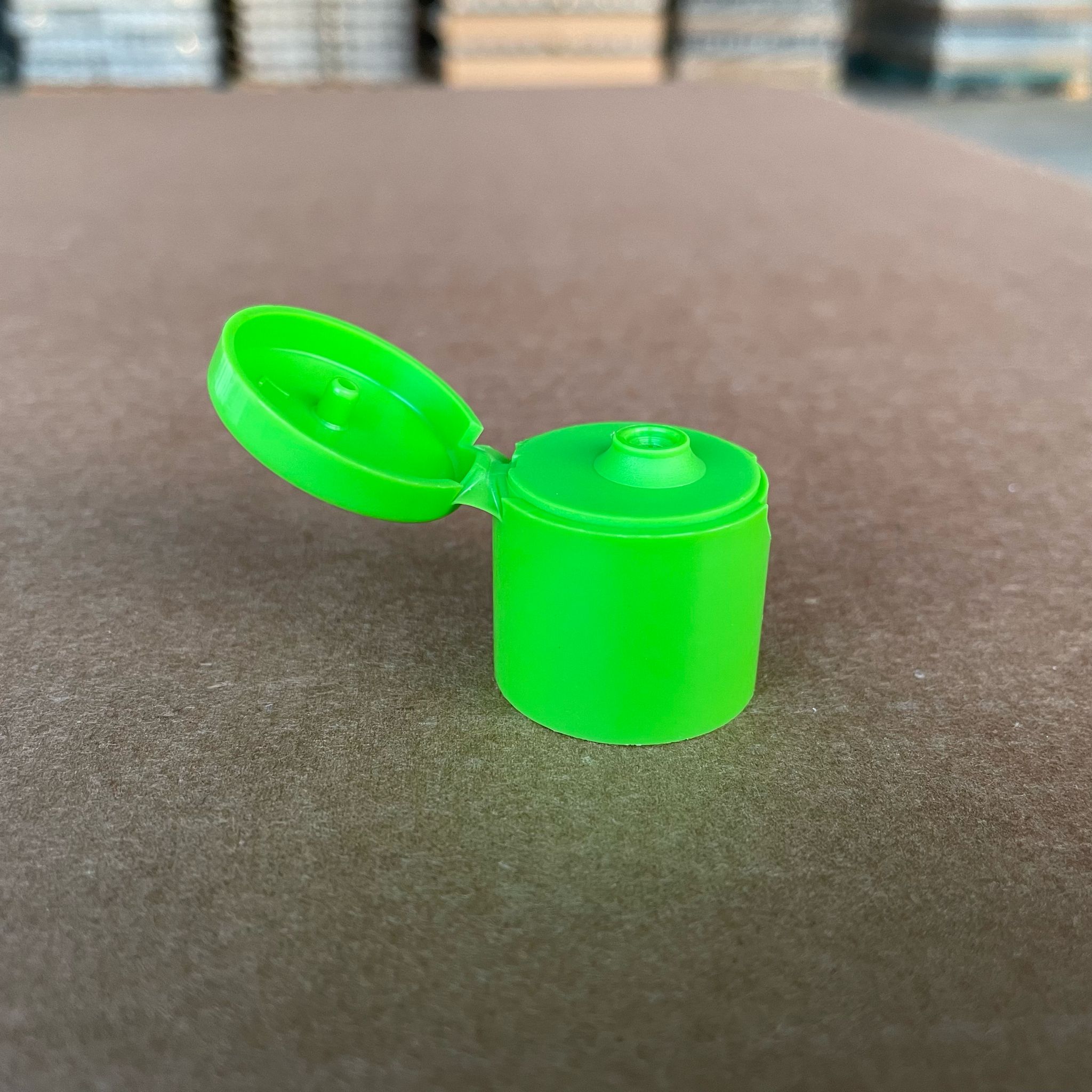 24 Mm Fliptop Kapak Yeşil (Derin Ağız Şişeler İçin) - Çıtçıt Kapak - Açılır Kapanır Kapak