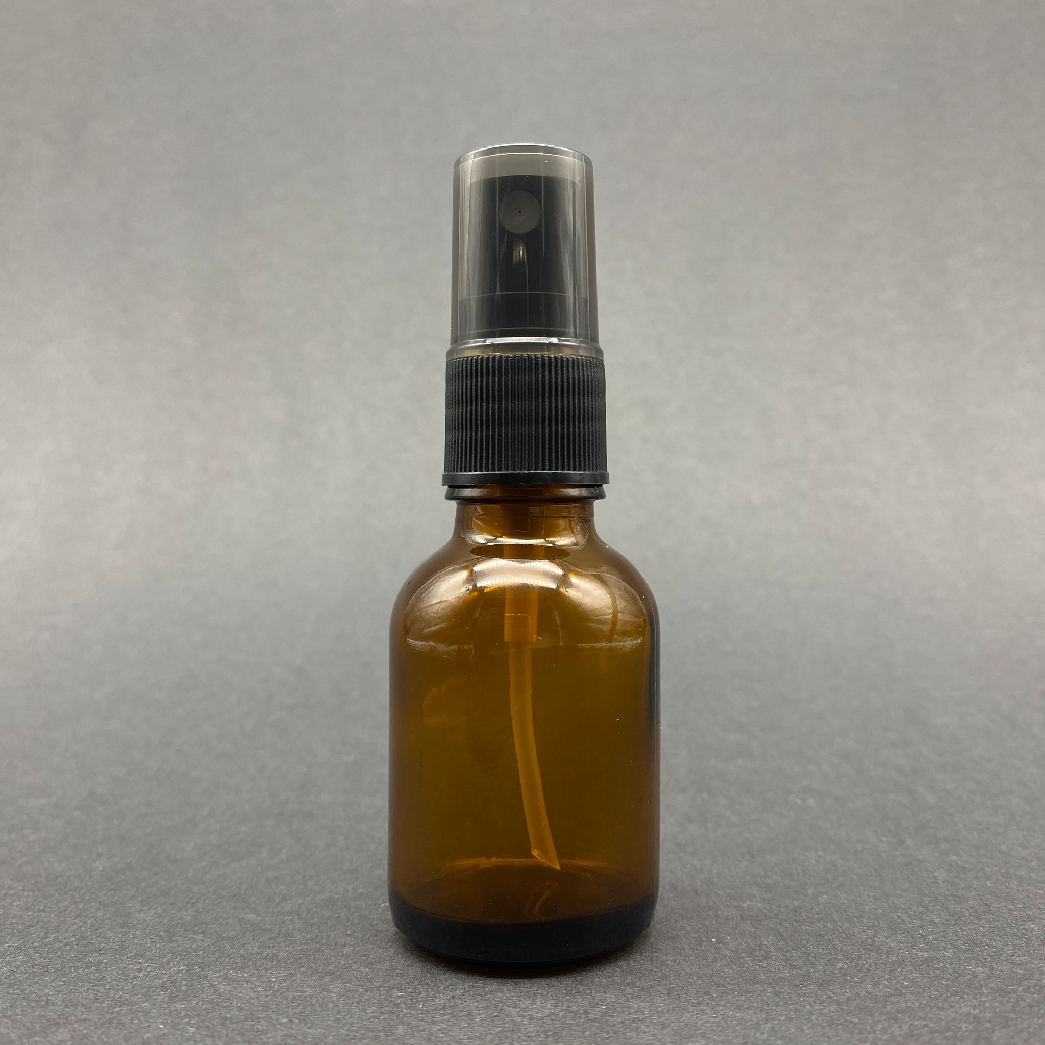 25 Cc Amber Cam Şişe Siyah Spreyli Takım - 25 Ml Spreyli Kahverengi Cam Şişe