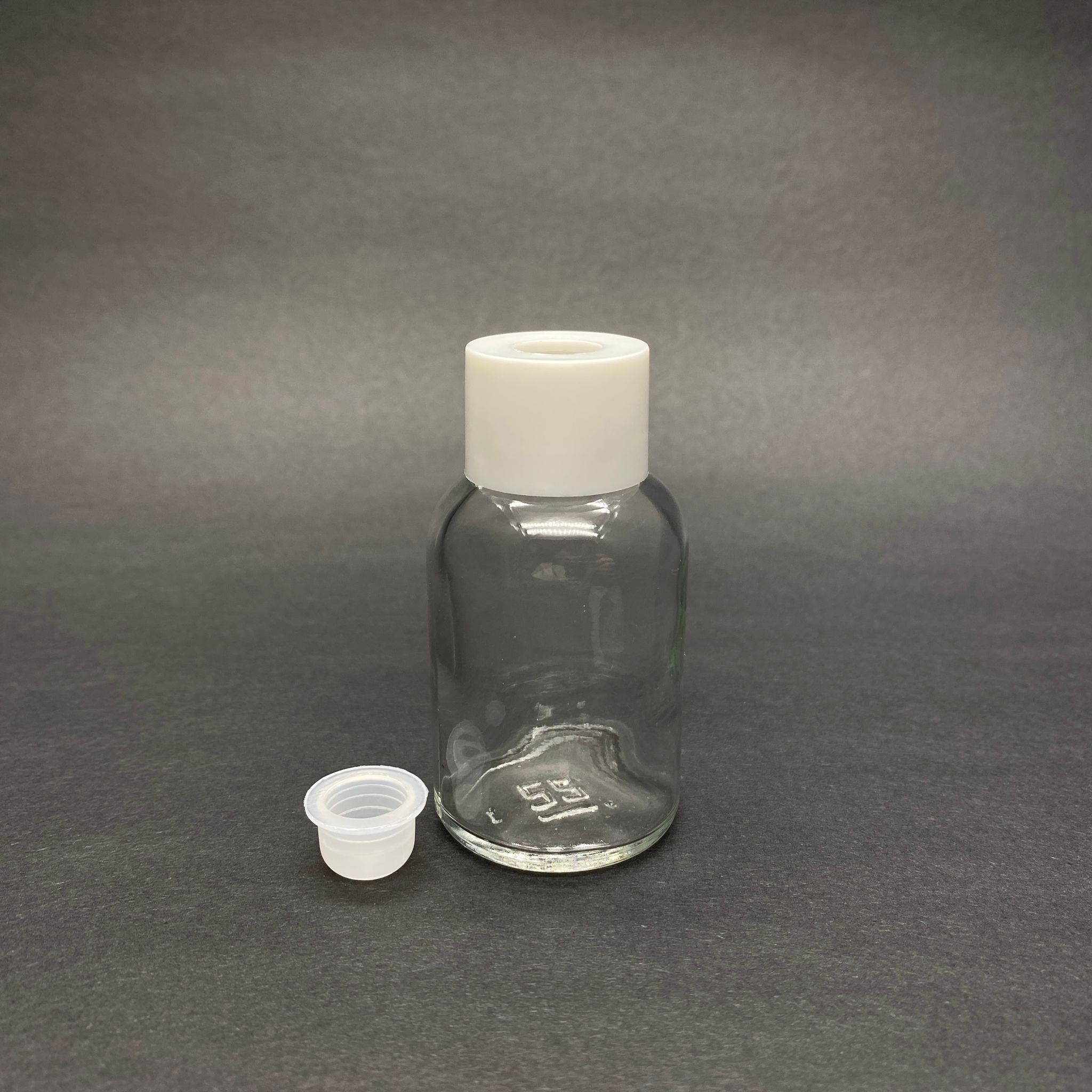 25 Cc Cam Bambu Oda Kokusu Şişesi - 25 Ml Çubuklu Bambu Oda Kokusu Şişesi - Difüzör Şişe- Cam Şişe + Beyaz Plastik Kapak + Plastik Tıpa