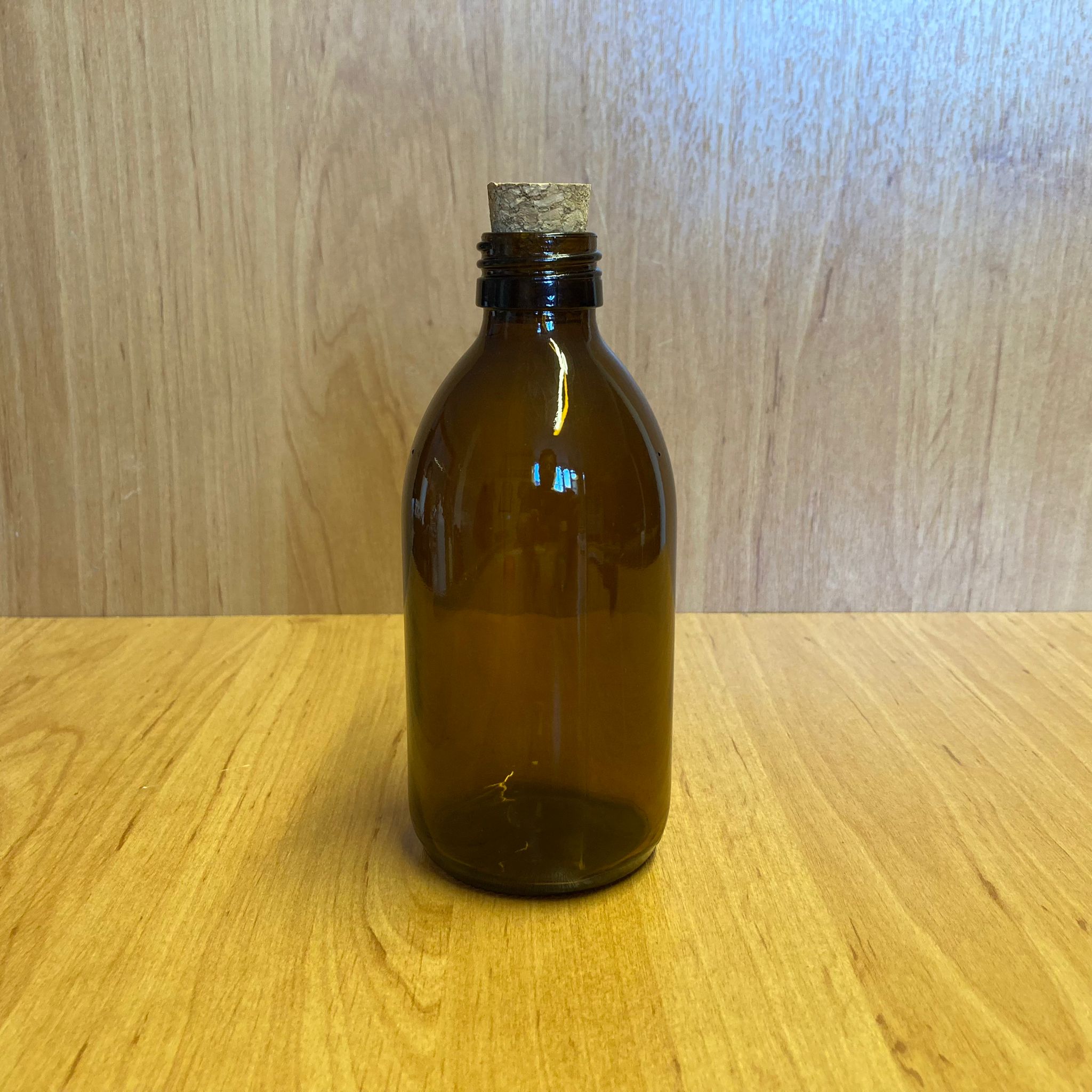250 Cc Amber Cam Şişe - Mantar Tıpalı - 250 Ml Mantar Tıpalı Kahverengi Şişe