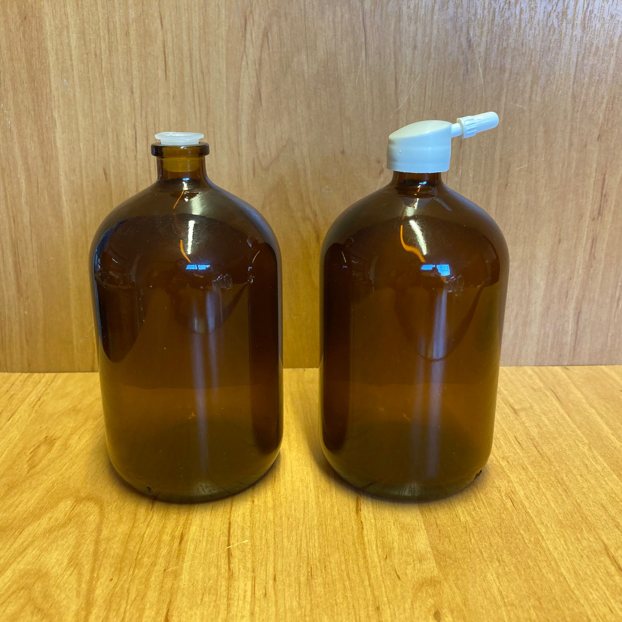 250 Cc Amber Flakon Penisilin Şişesi - Tank Üstten Damlalıklı - Plastik Tıpalı - 250 Ml Damlalıklı Kahverengi Cam Şişe
