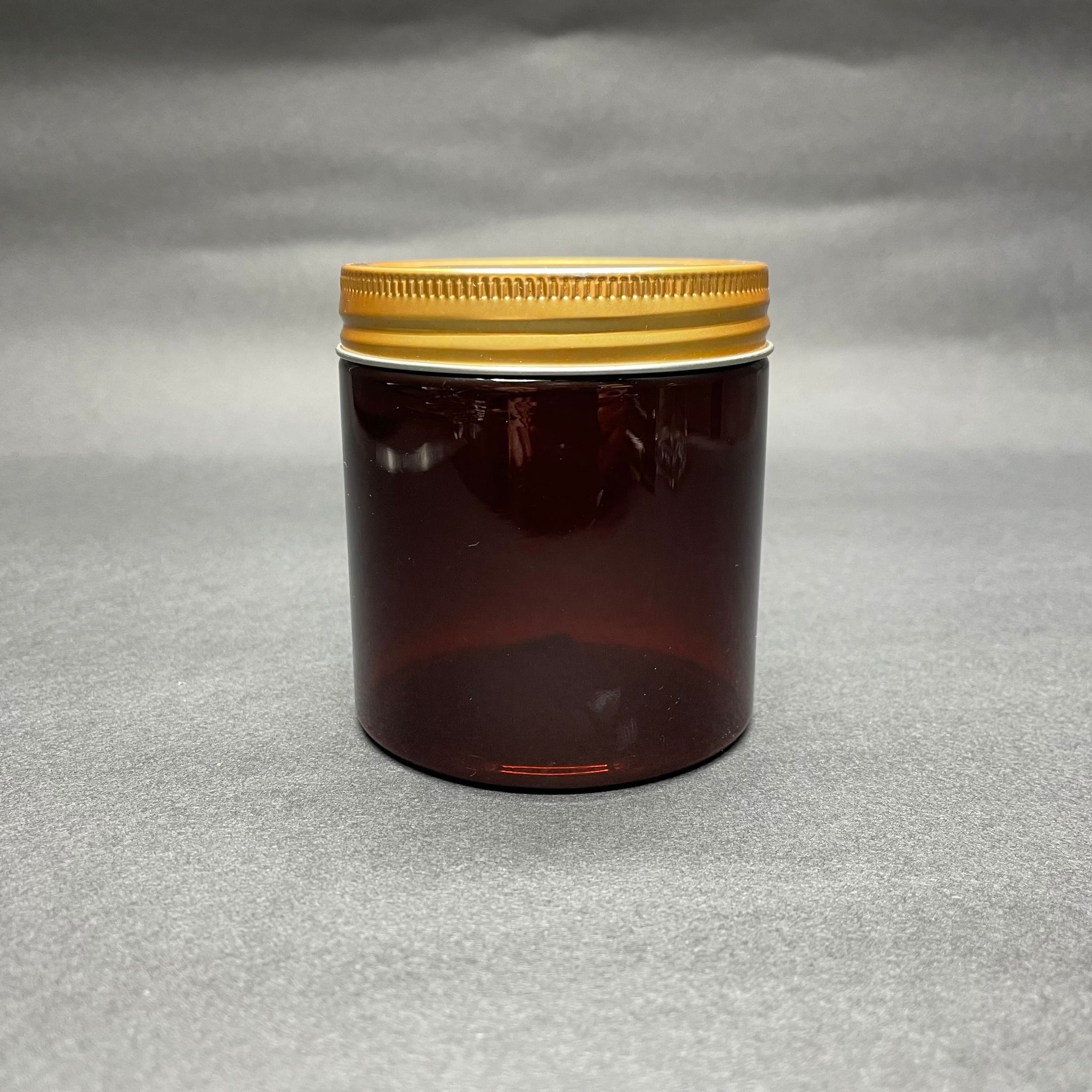 250 Cc Amber Kahverengi Sert Plastik Kavanoz - Gold Metal Kapaklı - 250 Ml Metal Kapaklı Plastik Kavanoz - Kozmetik Kavanoz, Gıda Kavanozu Ve Krem Kavanozu Olarak Kullanabilirsiniz