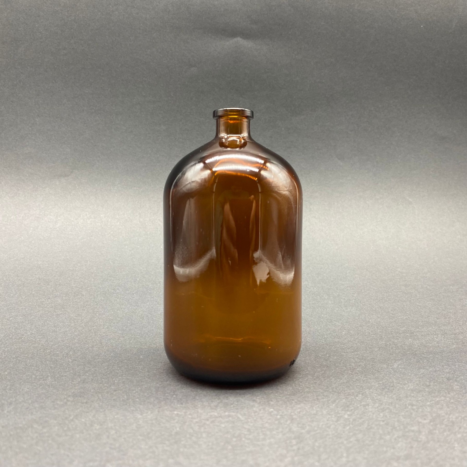 250 Cc Amber Penisilin Cam Şişe Kapaksız - 250 Ml Cam Şişe - Kahverengi
