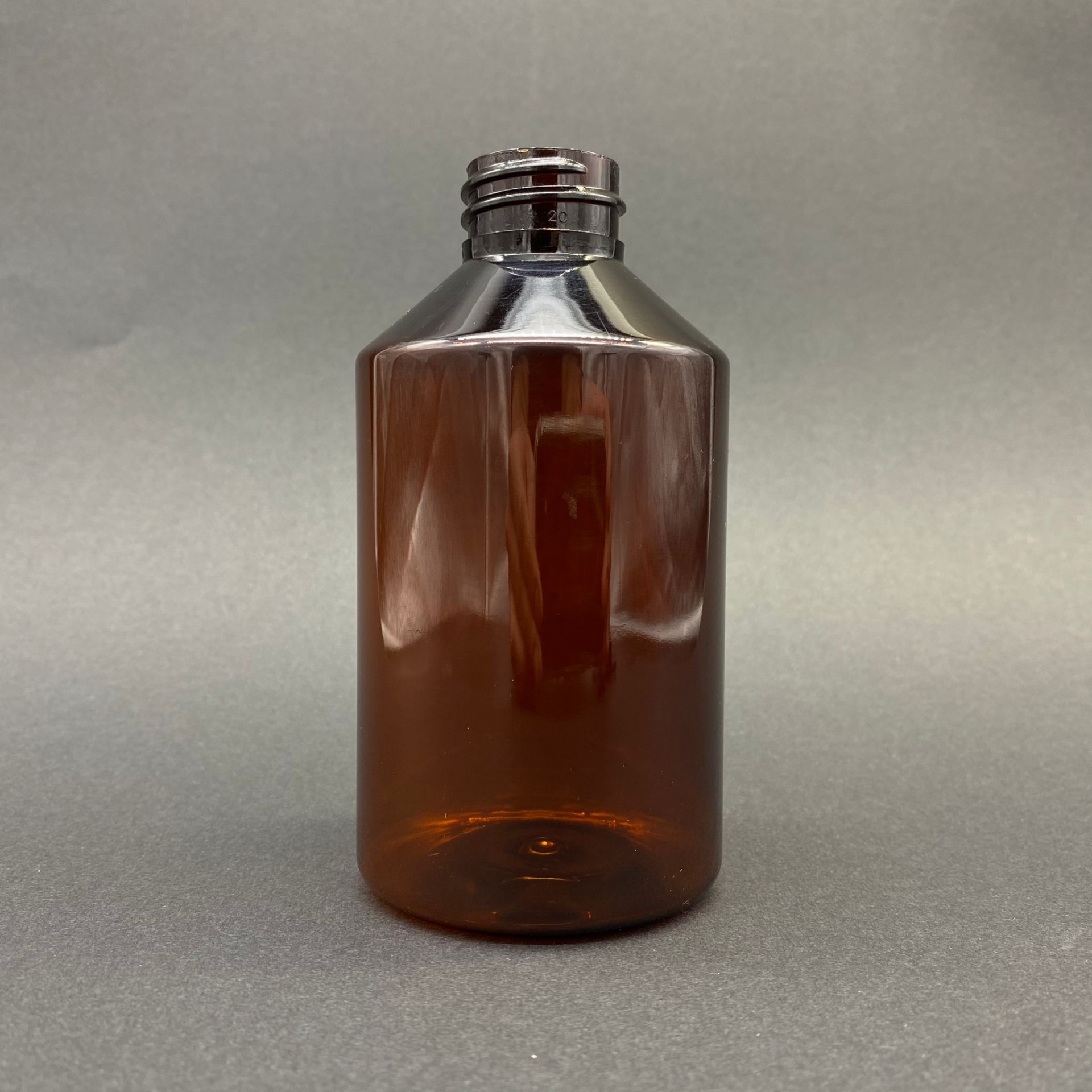 250 Cc Amber Sert Plastik Şişe Kapaksız (28 Ağız)