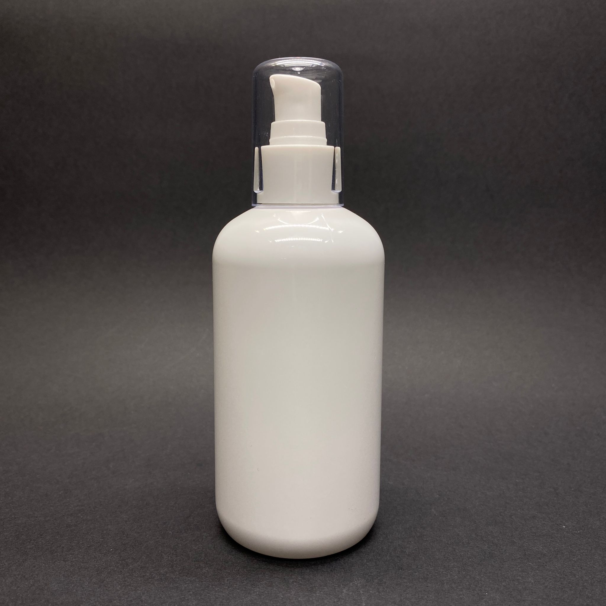 250 Cc Beyaz Plastik Şişe Zeynep Model - Beyaz Losyon Serum Krem Pompalı - 250 Ml Tombul Pet Şişe