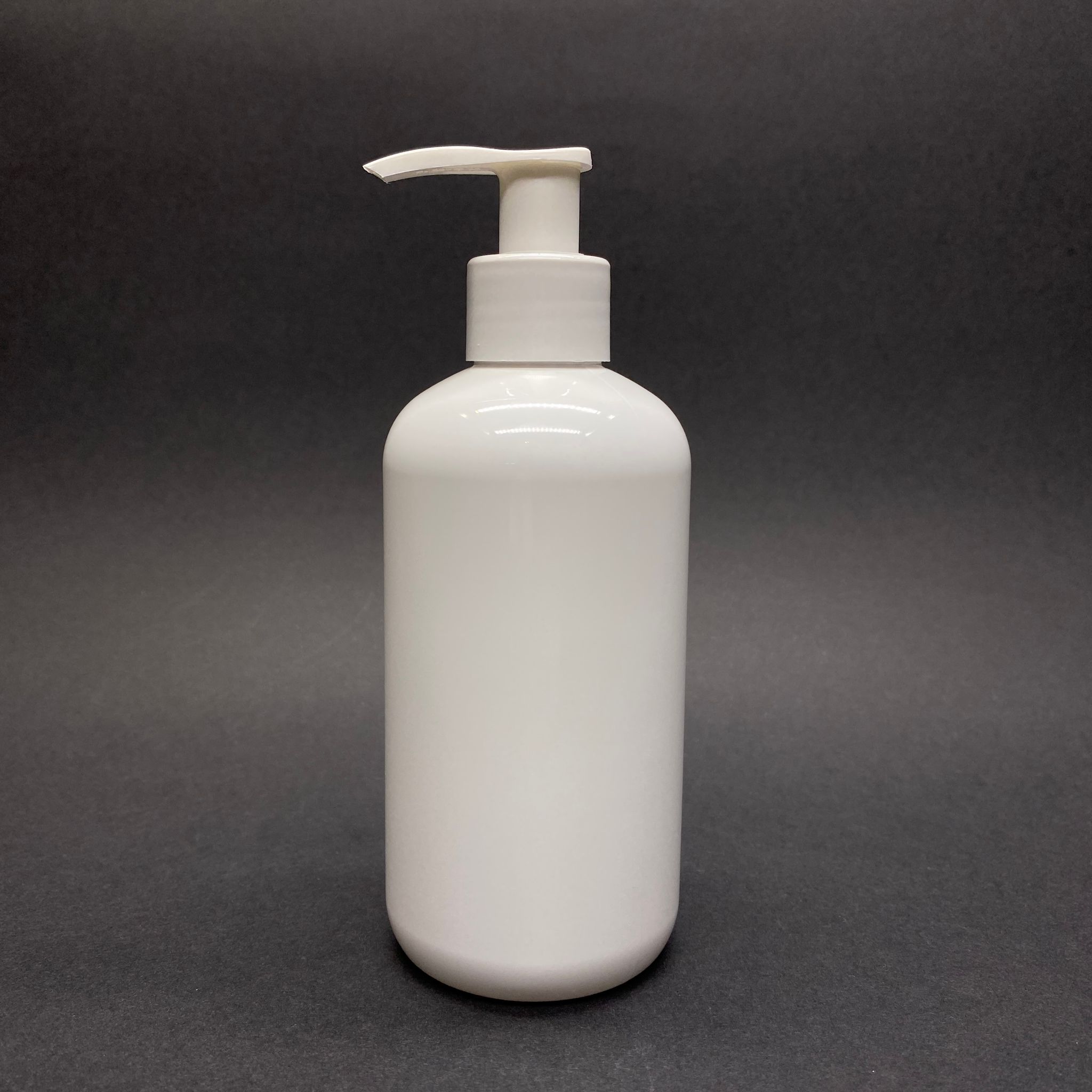 250 Cc Beyaz Plastik Şişe Zeynep Model - Beyaz Sıvı Sabun Pompalı - 250 Ml Tombul Pet Şişe