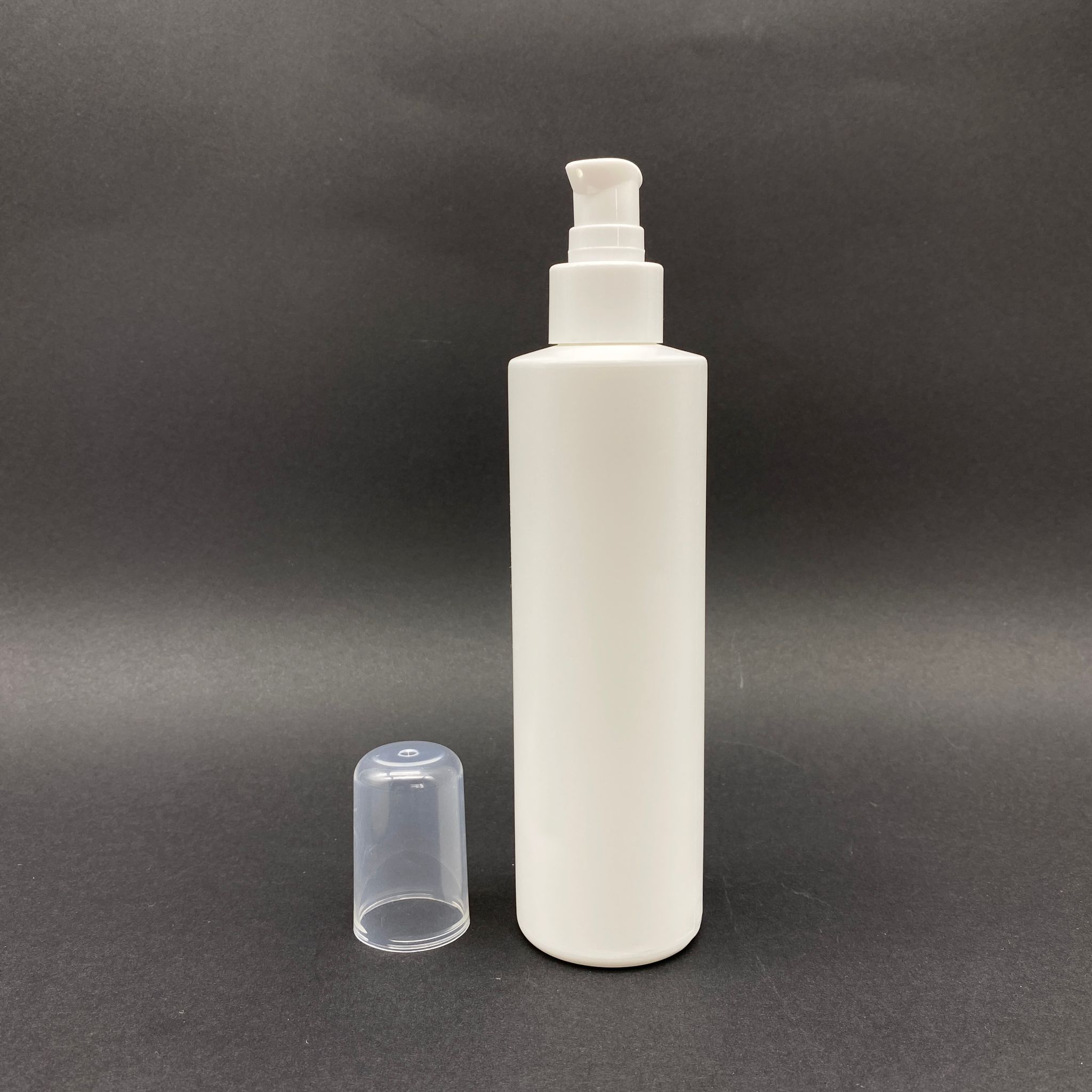 250 Cc Beyaz Polietilen Şişe - Beyaz Losyon Pompalı - 250 Ml Pompalı Plastik Şişe