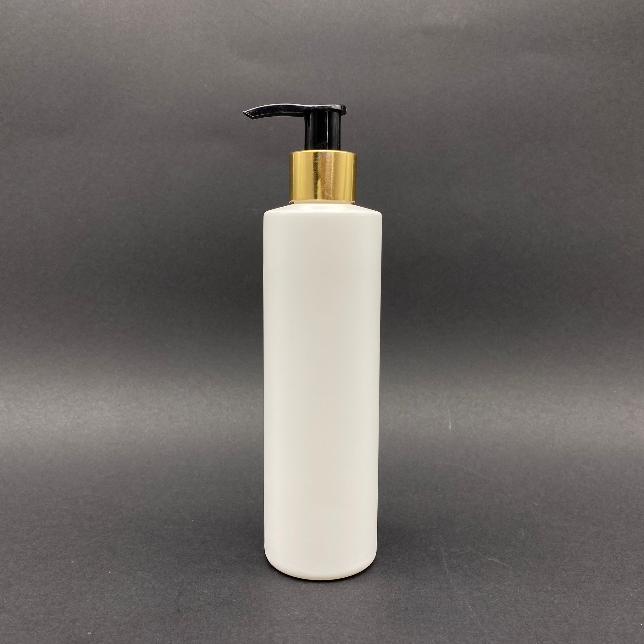 250 Cc Beyaz Polietilen Şişe - Gold Pompalı - 250 Ml Pompalı Plastik Şişe