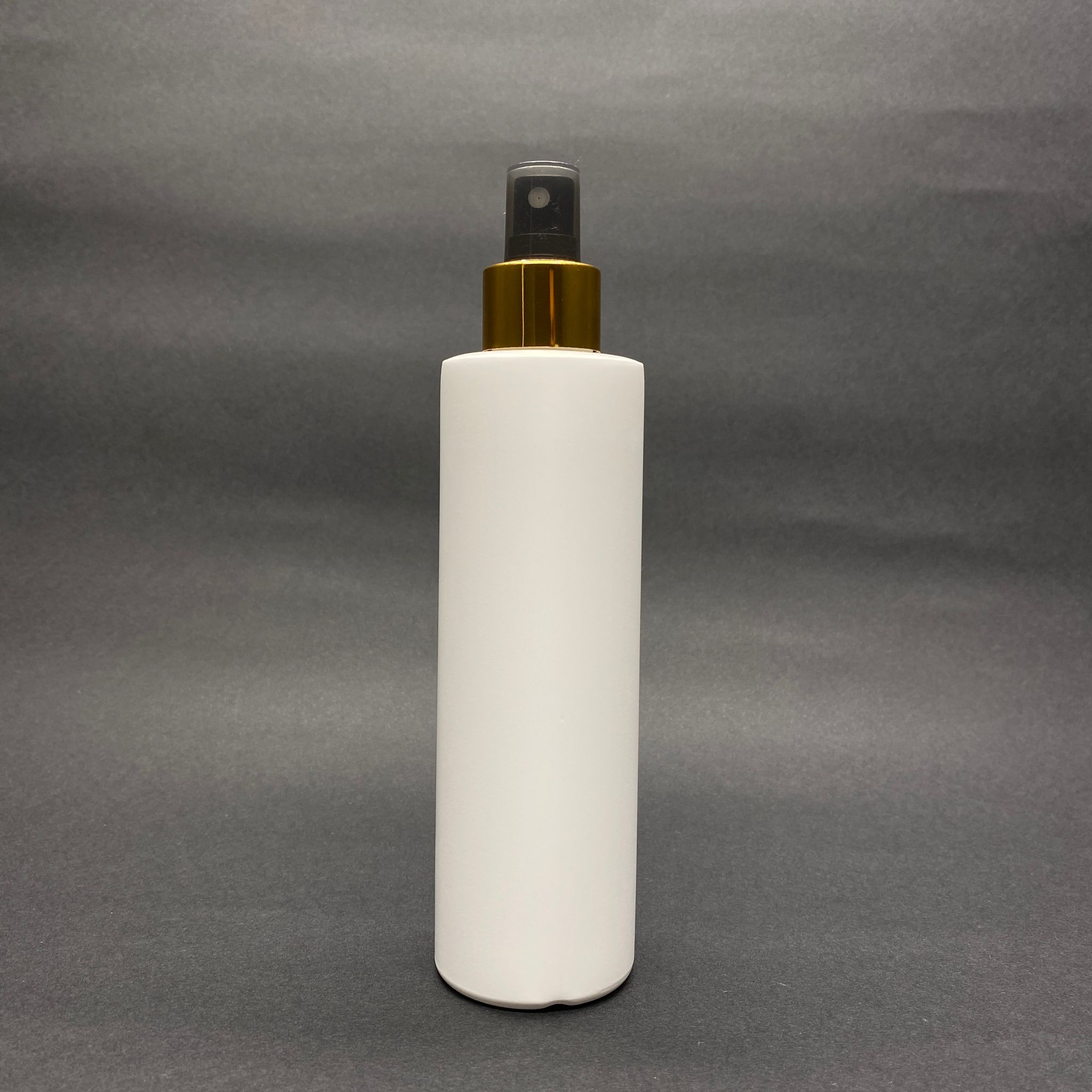250 Cc Beyaz Polietilen Şişe - Gold Spreyli - 250 Ml Spreyli Plastik Şişe