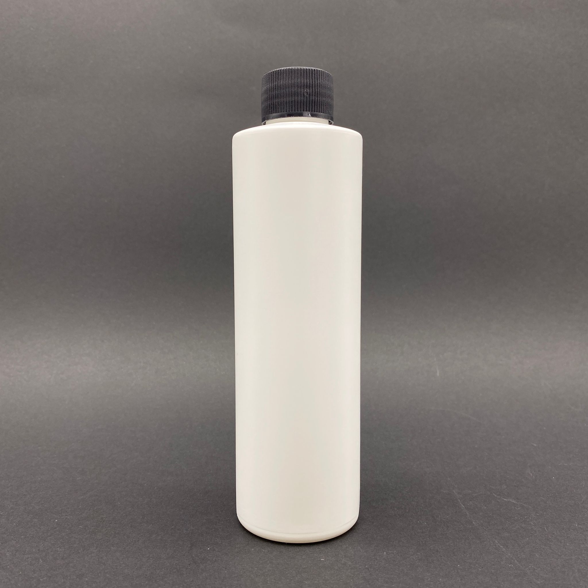 250 Cc Beyaz Polietilen Şişe - Siyah Kapaklı - 250 Ml Kapaklı Plastik Şişe