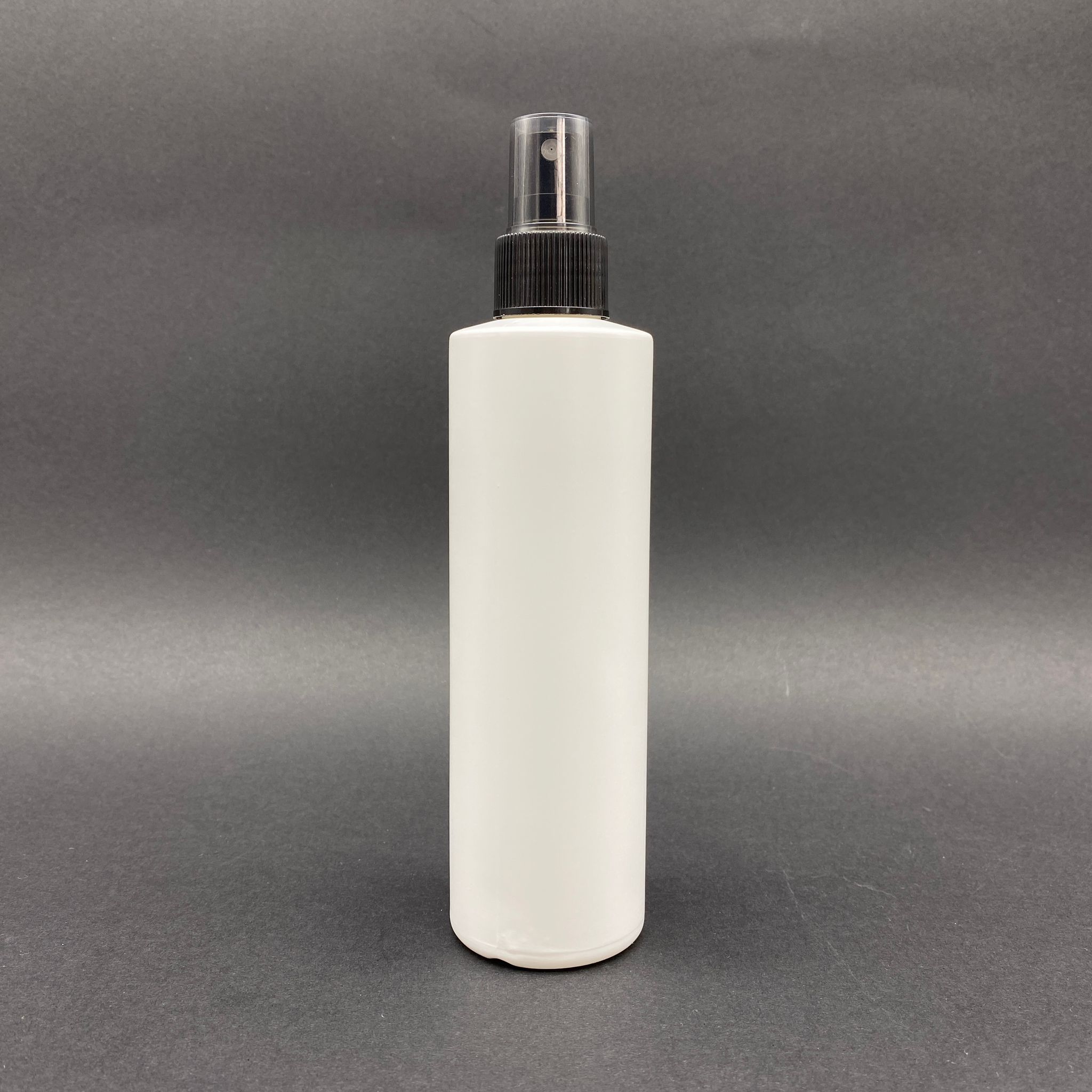 250 Cc Beyaz Polietilen Şişe - Siyah Spreyli - 250 Ml Spreyli Plastik Şişe
