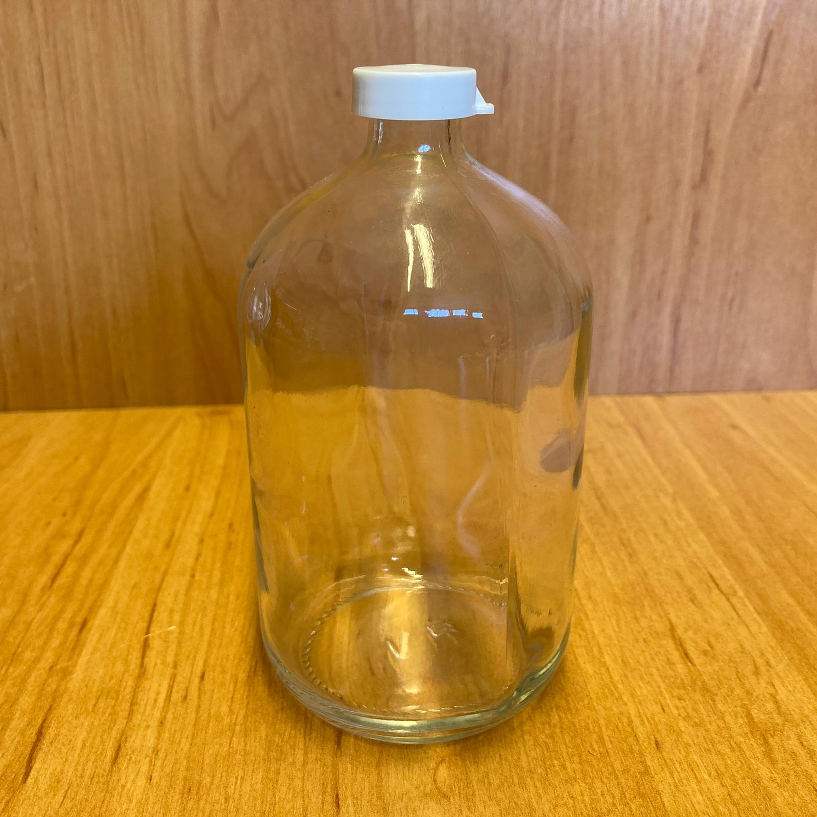 250 Cc Flakon Penisilin Şişesi - Beyaz Kapaklı - 250 Ml Kapaklı Cam Şişe - Sızdırmaz - Elle Kapanır