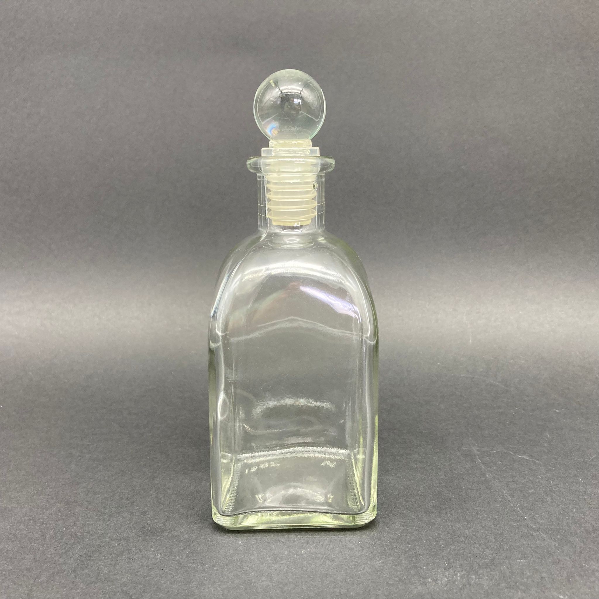 250 Cc Frask Köşeli Cam Esans Şişesi - 250 Ml Frask Esans - Parfümeri Şişesi - Cam Tıpalı Takım