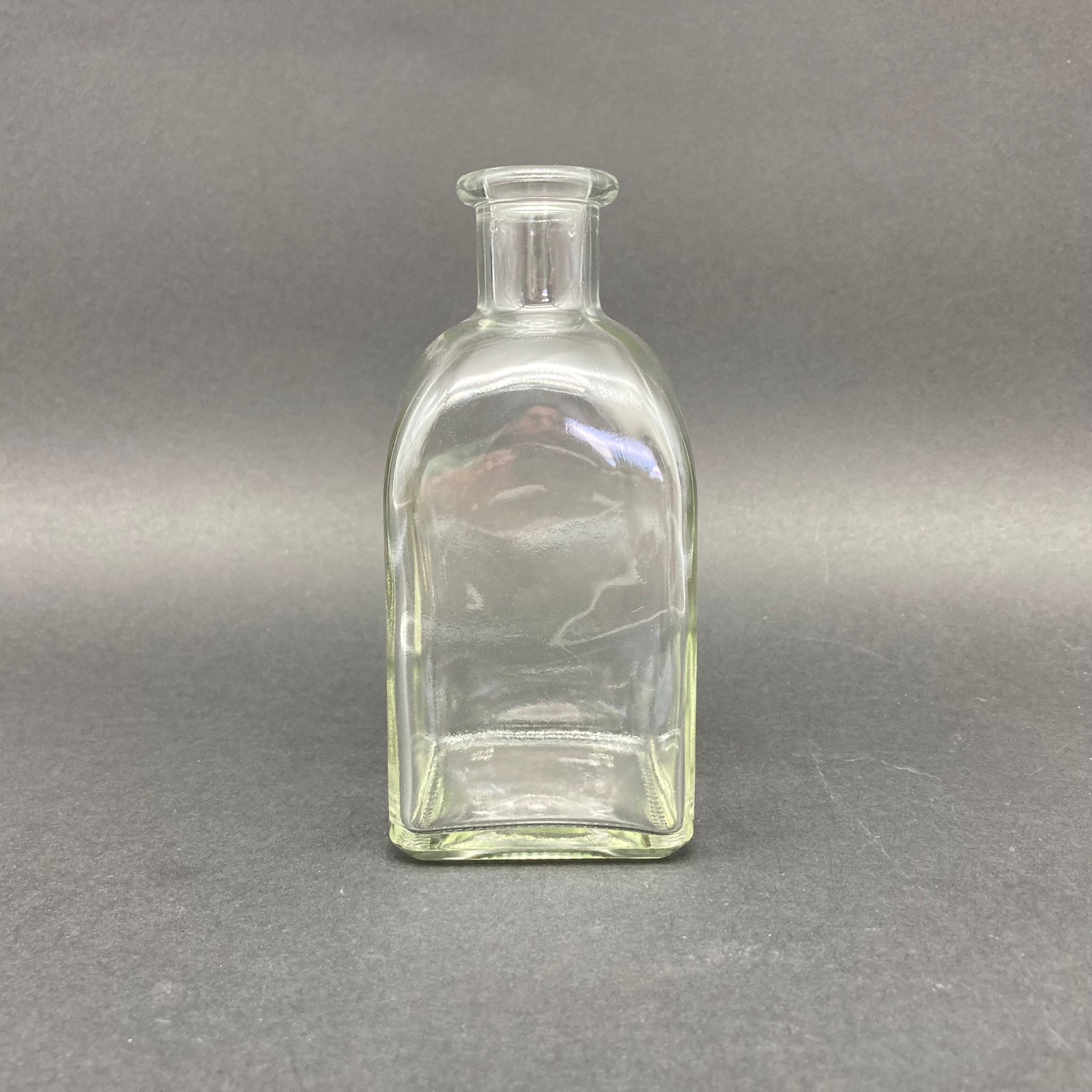 250 Cc Frask Köşeli Geçme Ağız Cam Şişe - 250 Ml Frask Cam Şişe - Kapaksız