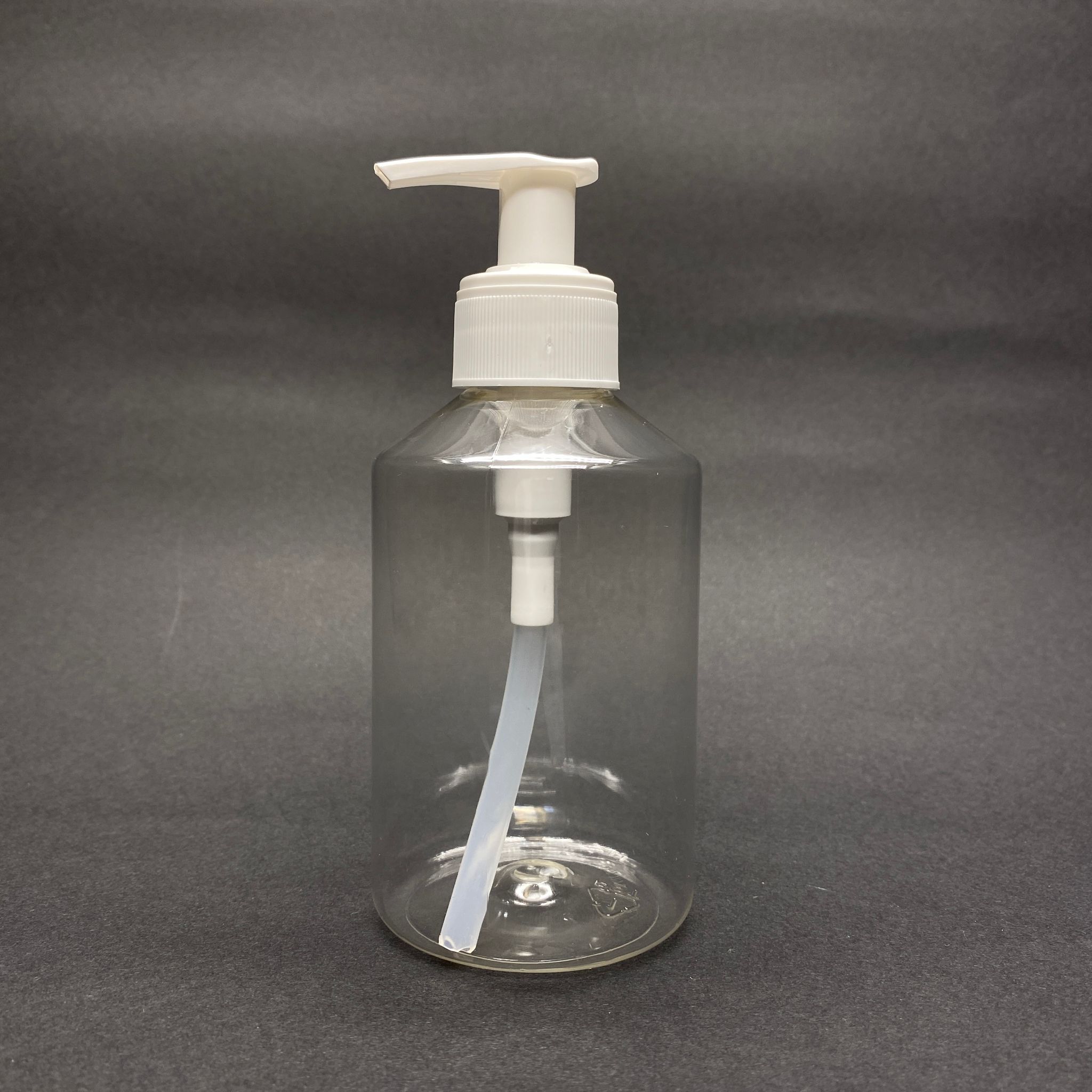 250 Cc Küt Boyunlu Şeffaf Pet Şişe - Beyaz Pompalı - 250 Ml Kalın Pet Şişe