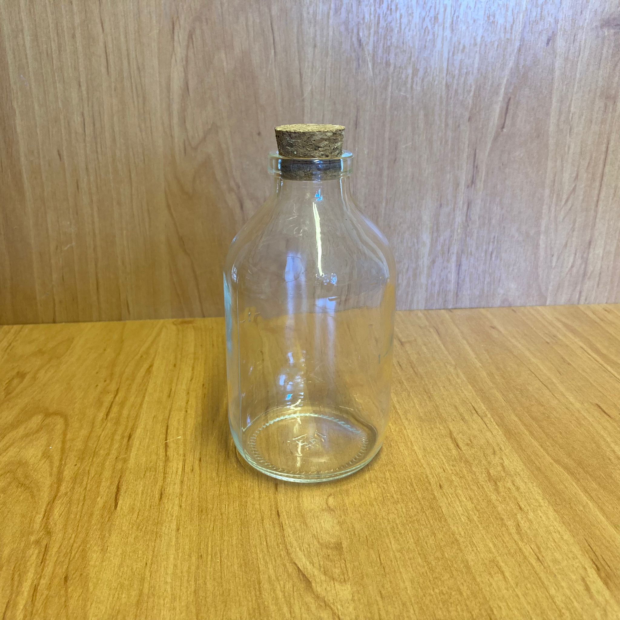 250 Cc Mantar Tıpalı Cam Şişe - Mantar Tıpalı Cam Şişe 250 Ml - Şeffaf