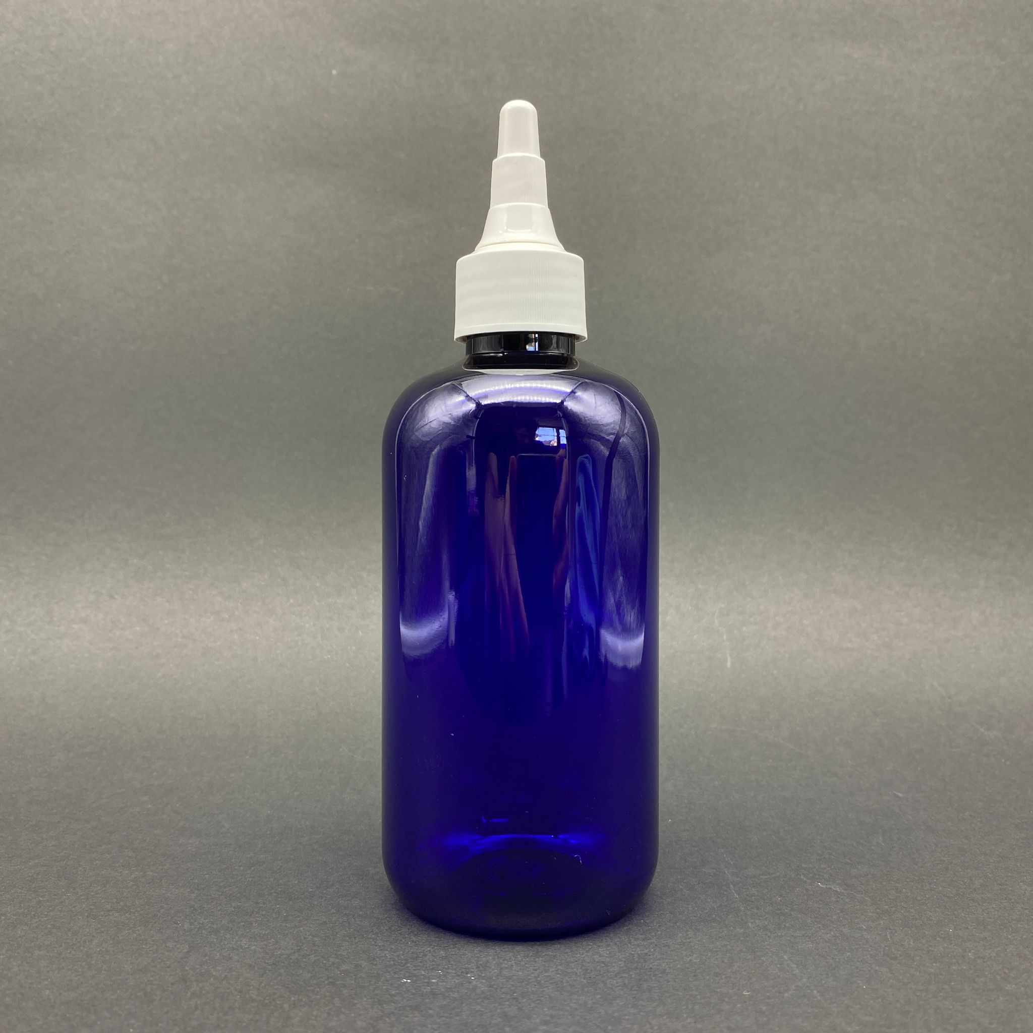 250 Cc Mavi Şişe - Beyaz Asansör Akıtıcı Kapaklı - 250 Ml Akıtıcılı Plastik Şişe - Zeynep Model Pet Şişe