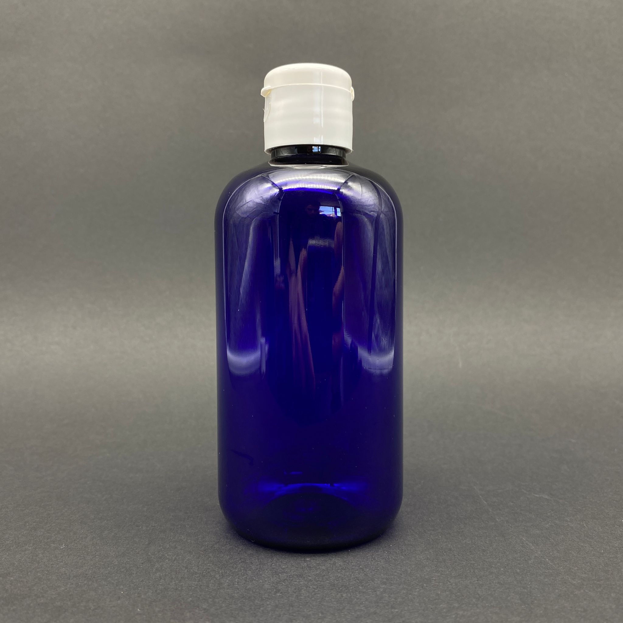 250 Cc Mavi Şişe - Beyaz Fliptop Akıtıcı Kapaklı - 250 Ml Akıtıcılı Plastik Şişe - Zeynep Model Pet Şişe