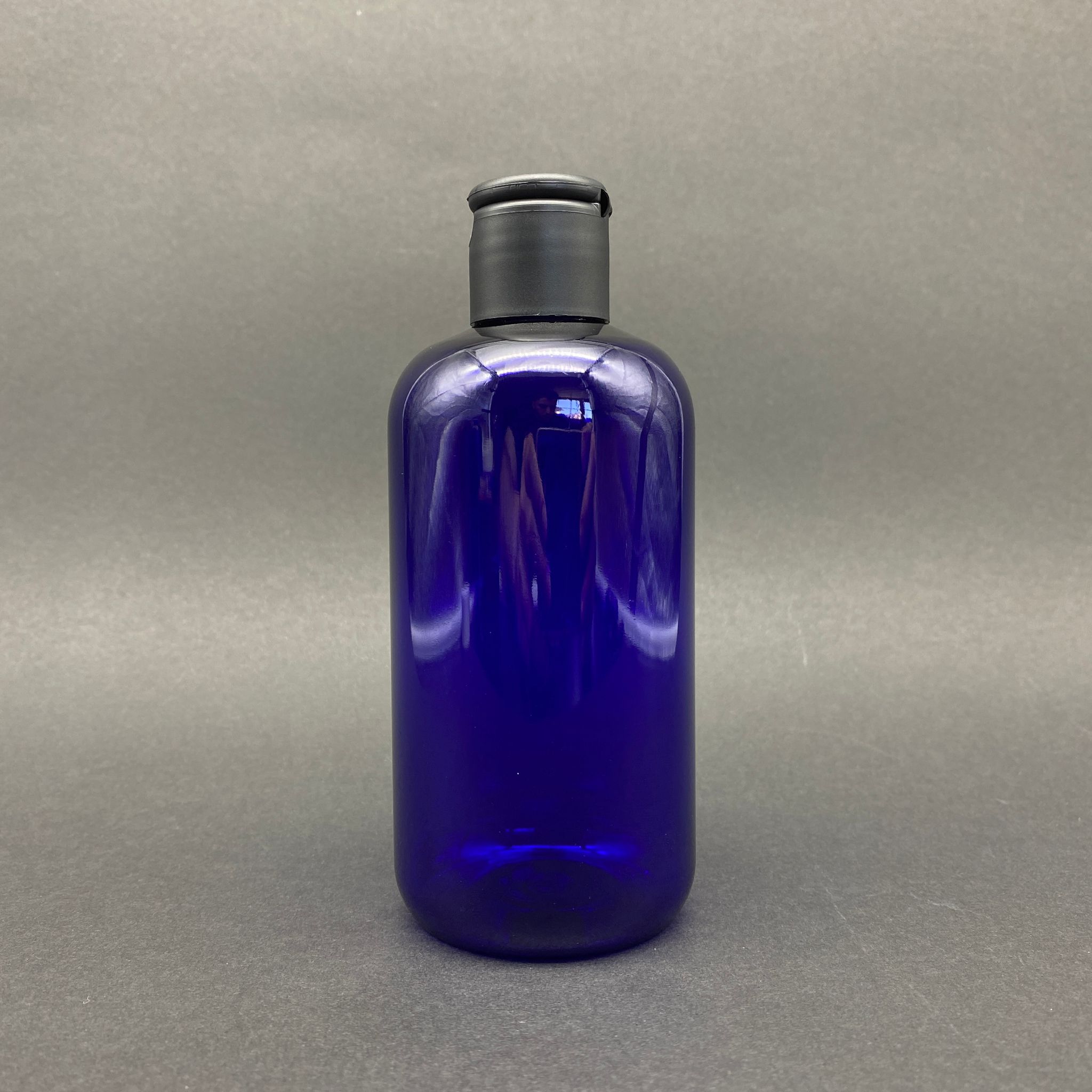 250 Cc Mavi Şişe - Siyah Fliptop Akıtıcı Kapaklı - 250 Ml Akıtıcılı Plastik Şişe - Zeynep Model Pet Şişe