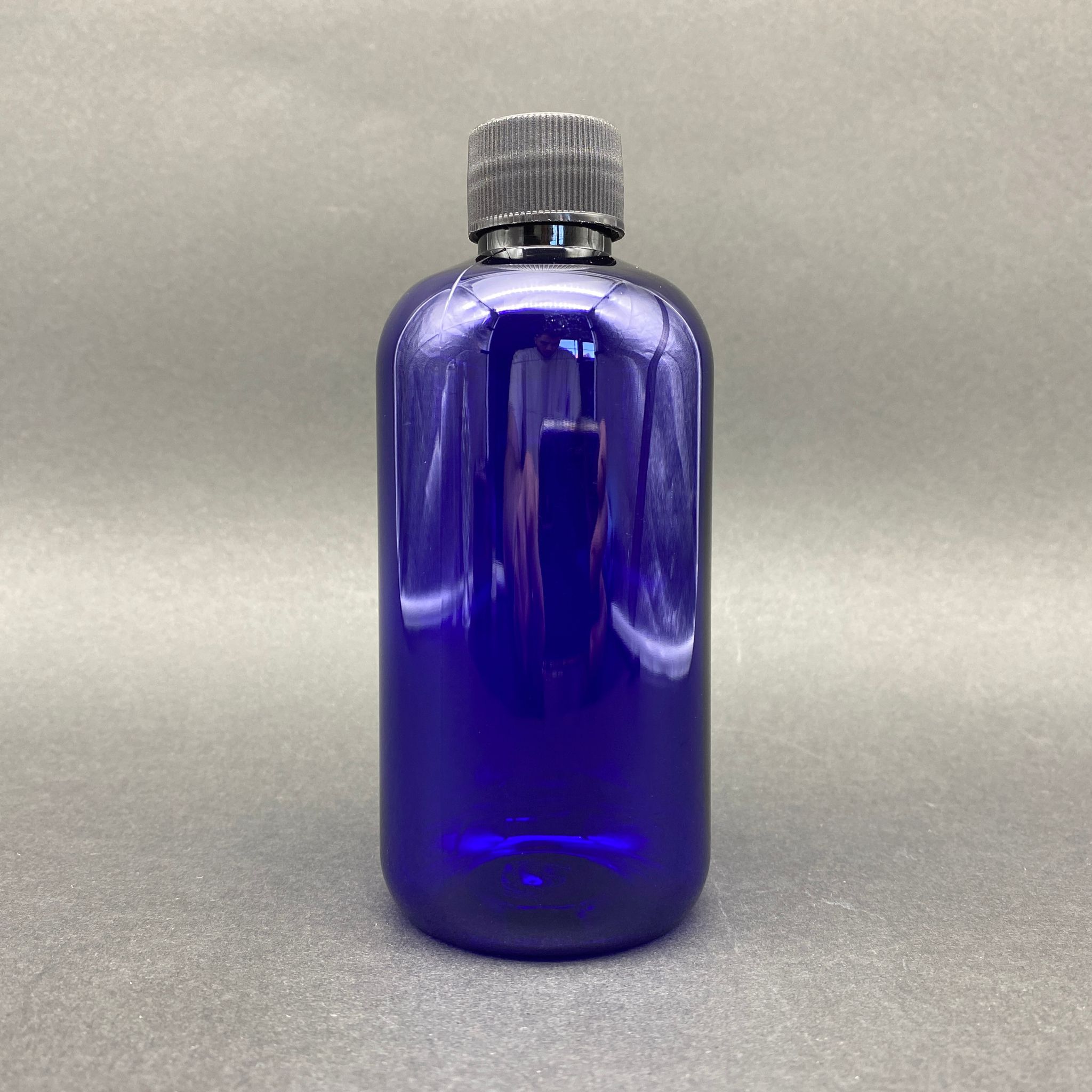 250 Cc Mavi Şişe - Siyah Kapaklı - 250 Ml Kapaklı Plastik Şişe - Zeynep Model Pet Şişe