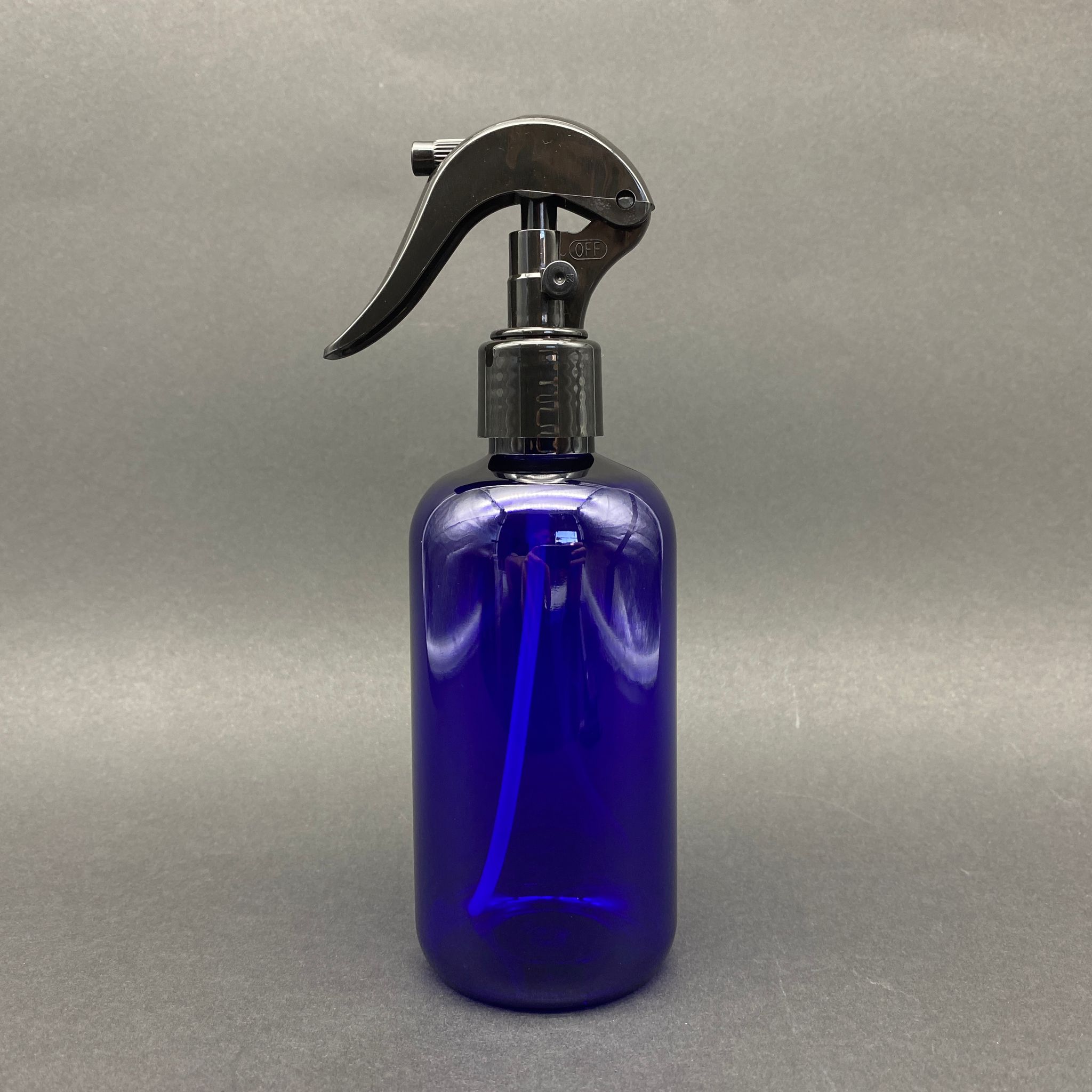 250 Cc Mavi Şişe -Triger Spreyli - 250 Ml Spreyli Plastik Şişe - Zeynep Model Pet Şişe