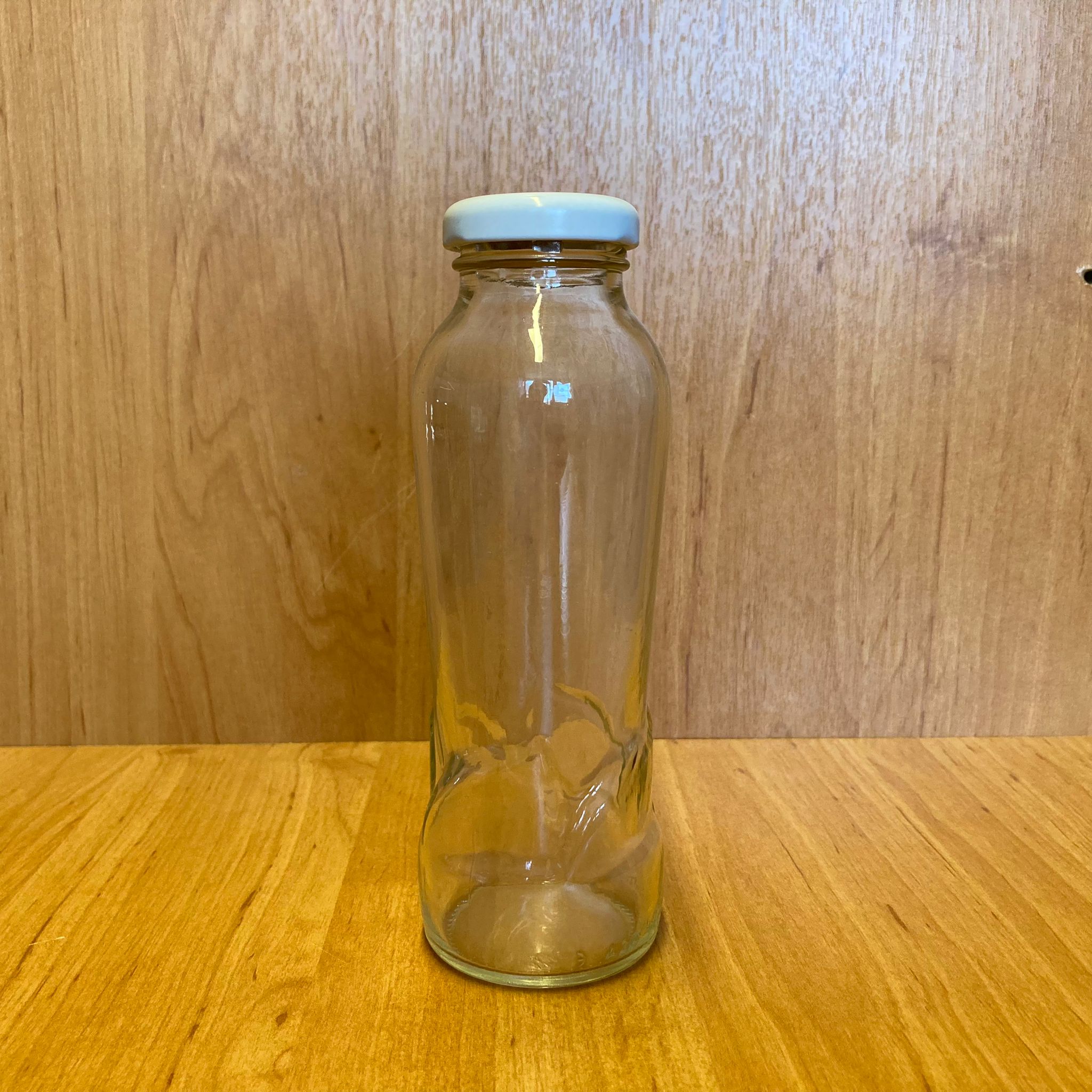 250 Cc Paşabahçe Cam Meyve Suyu Şişesi - Beyaz Metal Kapaklı - 250 Ml Cam Şişe - Konserveye Uygun