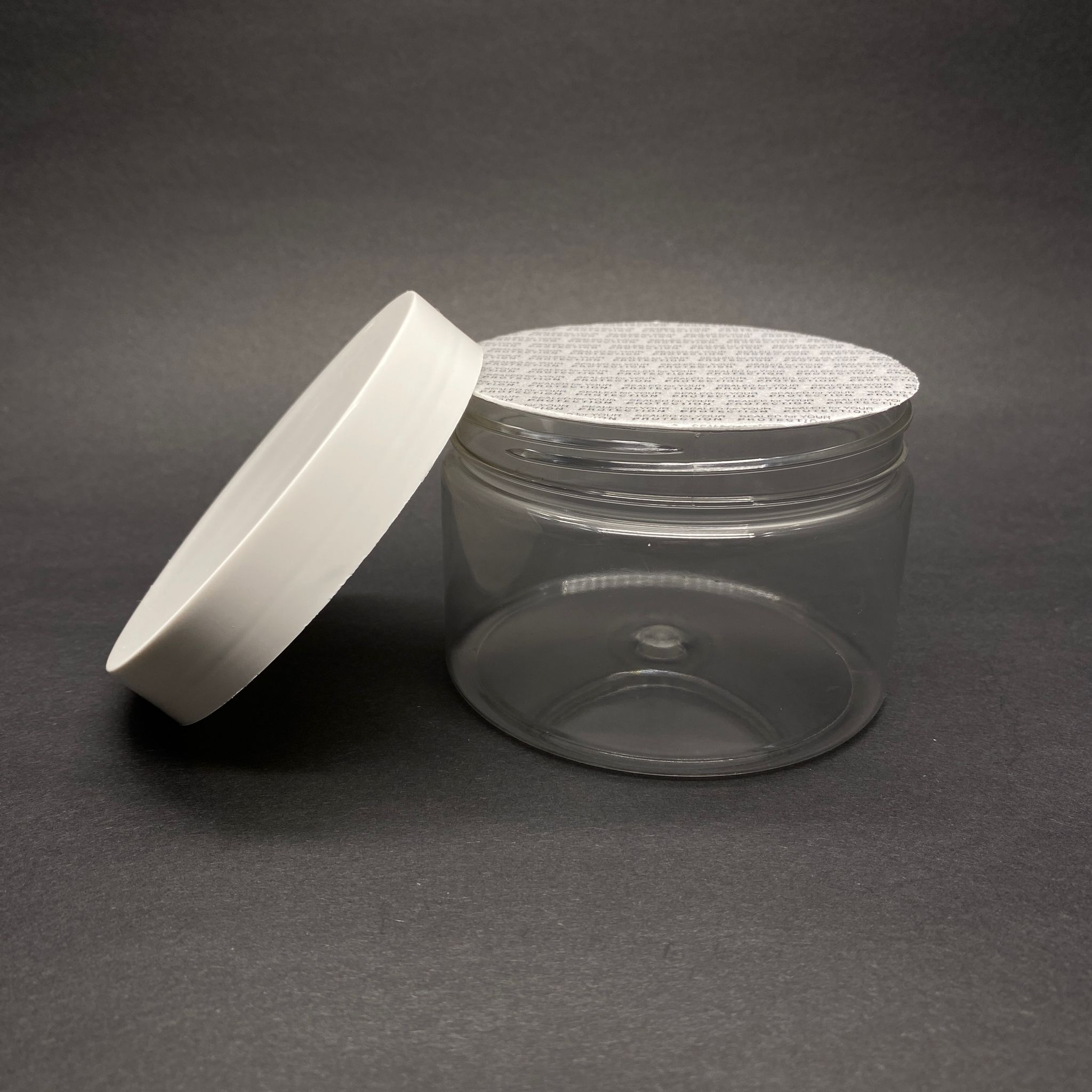 250 Cc Pet Kavanoz Sert (30 Gr) Beyaz Plastik Kapaklı + Sızdırmaz Kendinden Yapışkanlı Köpük Contalı - 250 Ml Plastik Pet Kavanoz - Kozmetik Kavanoz