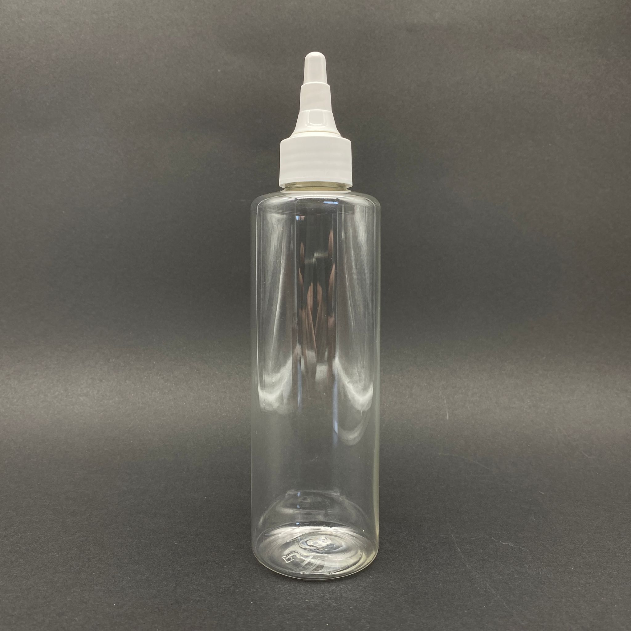 250 Cc Pet Şişe - Beyaz Asansör Akıtıcı Kapaklı - 250 Ml Plastik Akıtıcılı Şişe