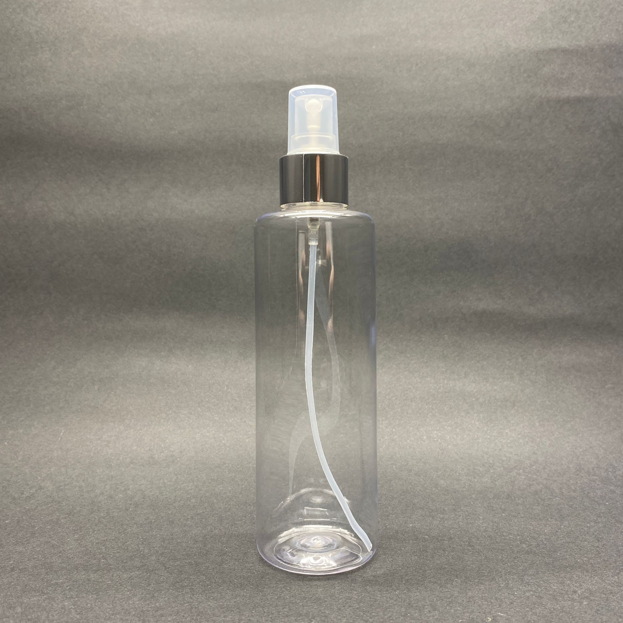 250 Cc Pet Şişe - Gümüş Spreyli - 250 Ml Spreyli Plastik Şişe