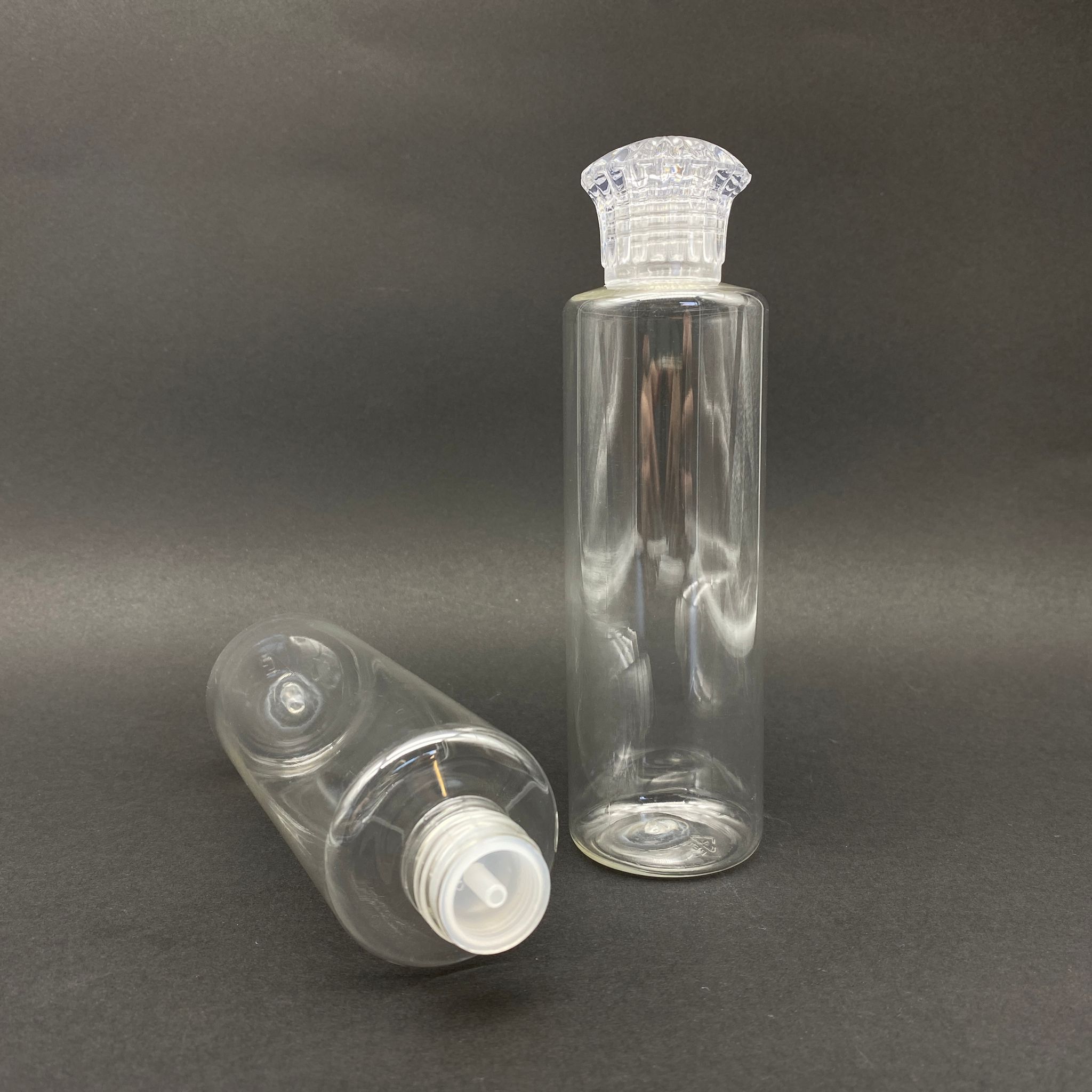 250 Cc Pet Şişe - Kristal Kapaklı - Kolonya Tıpalı - 250 Ml Plastik Kolonya Şişesi